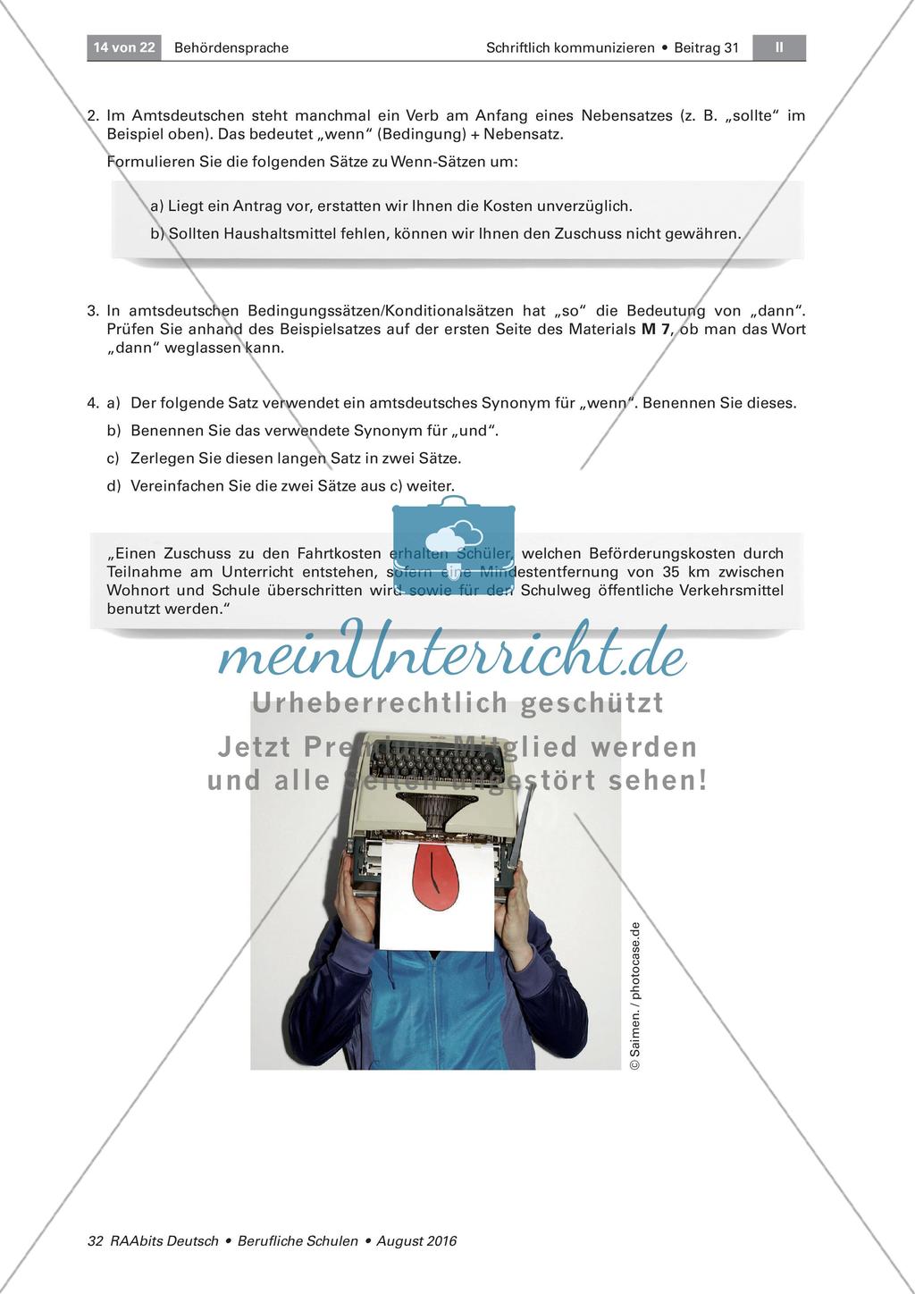Behördensprache - Verständnis und Vereinfachen Preview 9