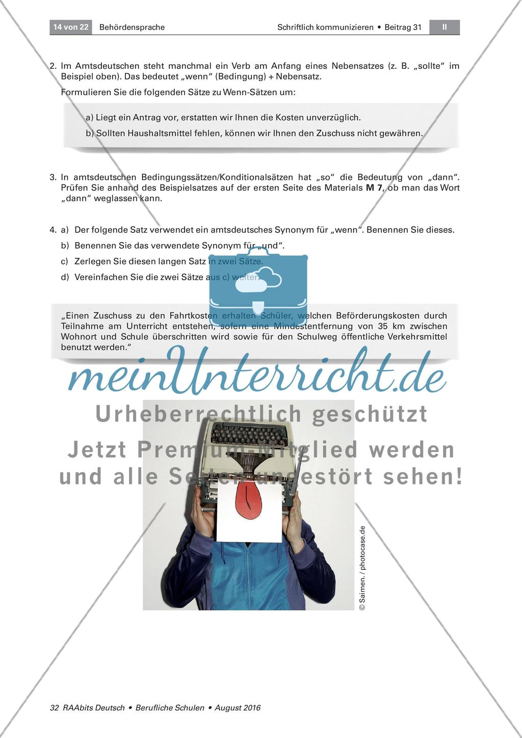 Behördensprache - Verständnis und Vereinfachen Preview 9