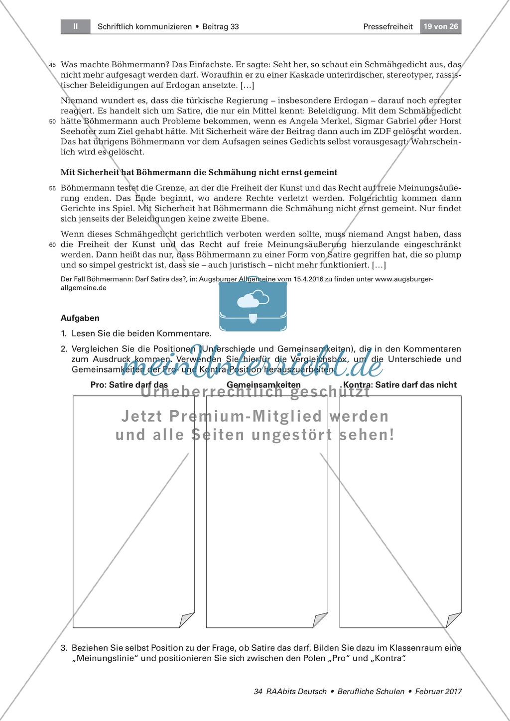 Merkmale eines Leserbriefs Preview 2