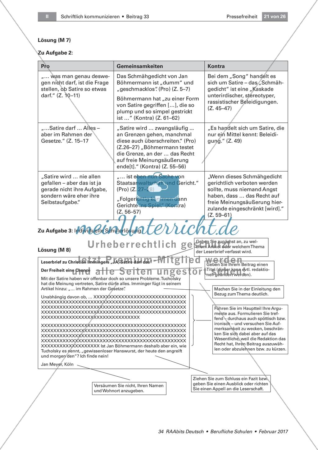 Merkmale eines Leserbriefs Preview 4