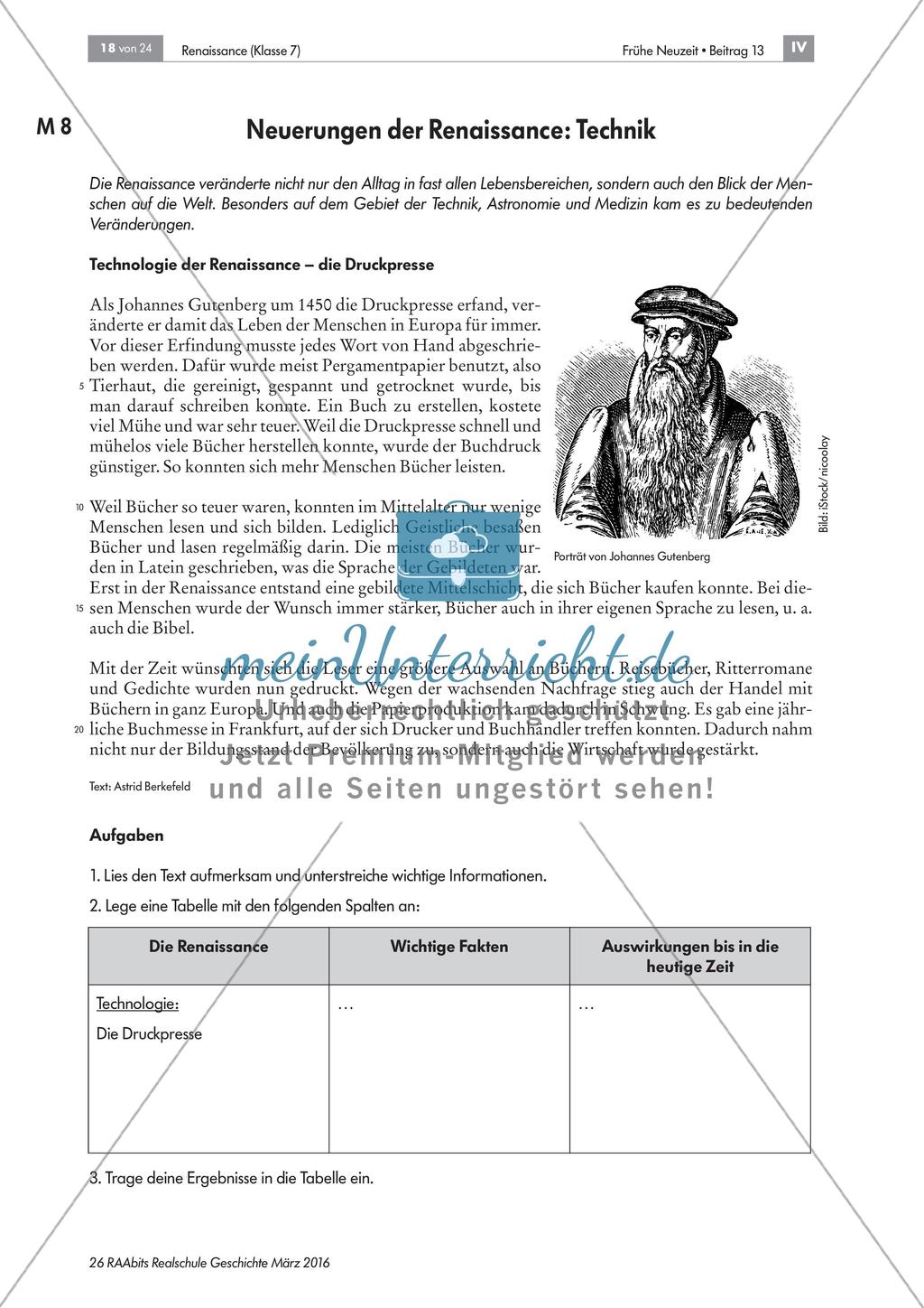 Umbrüche in der Renaissance Preview 1