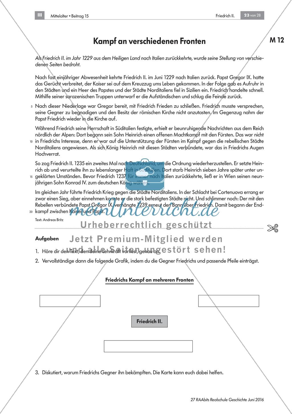 Friedrich II. von Hohenstaufen und seine Gegner Preview 1