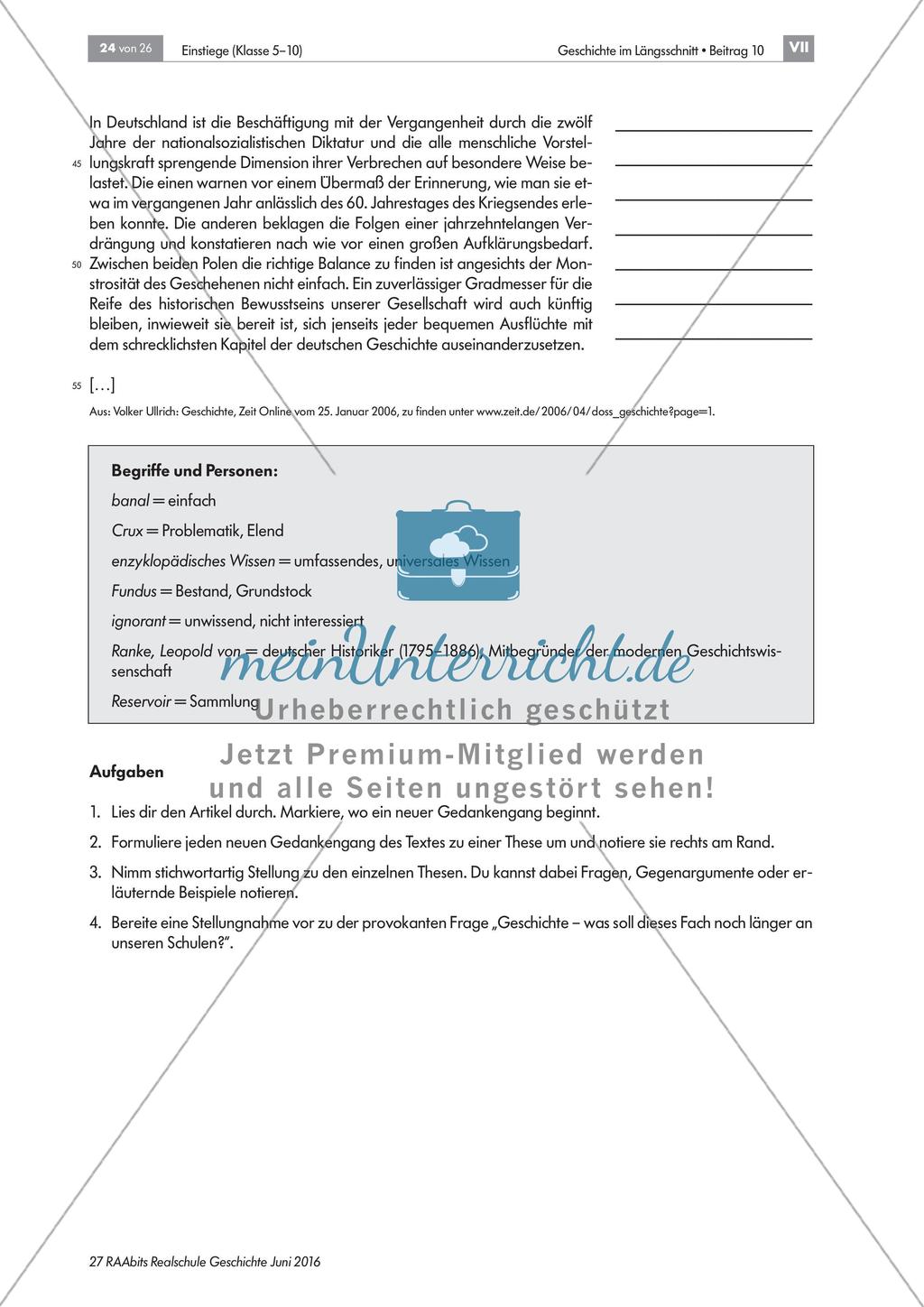 Geschichtsunterricht kritisch hinterfragt – eine Podiumsdiskussion Preview 4