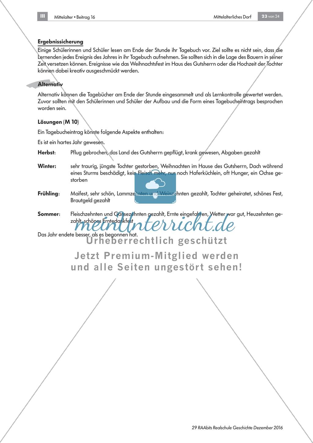 Mittelalter: Der bäuerliche Jahreskreislauf Preview 3