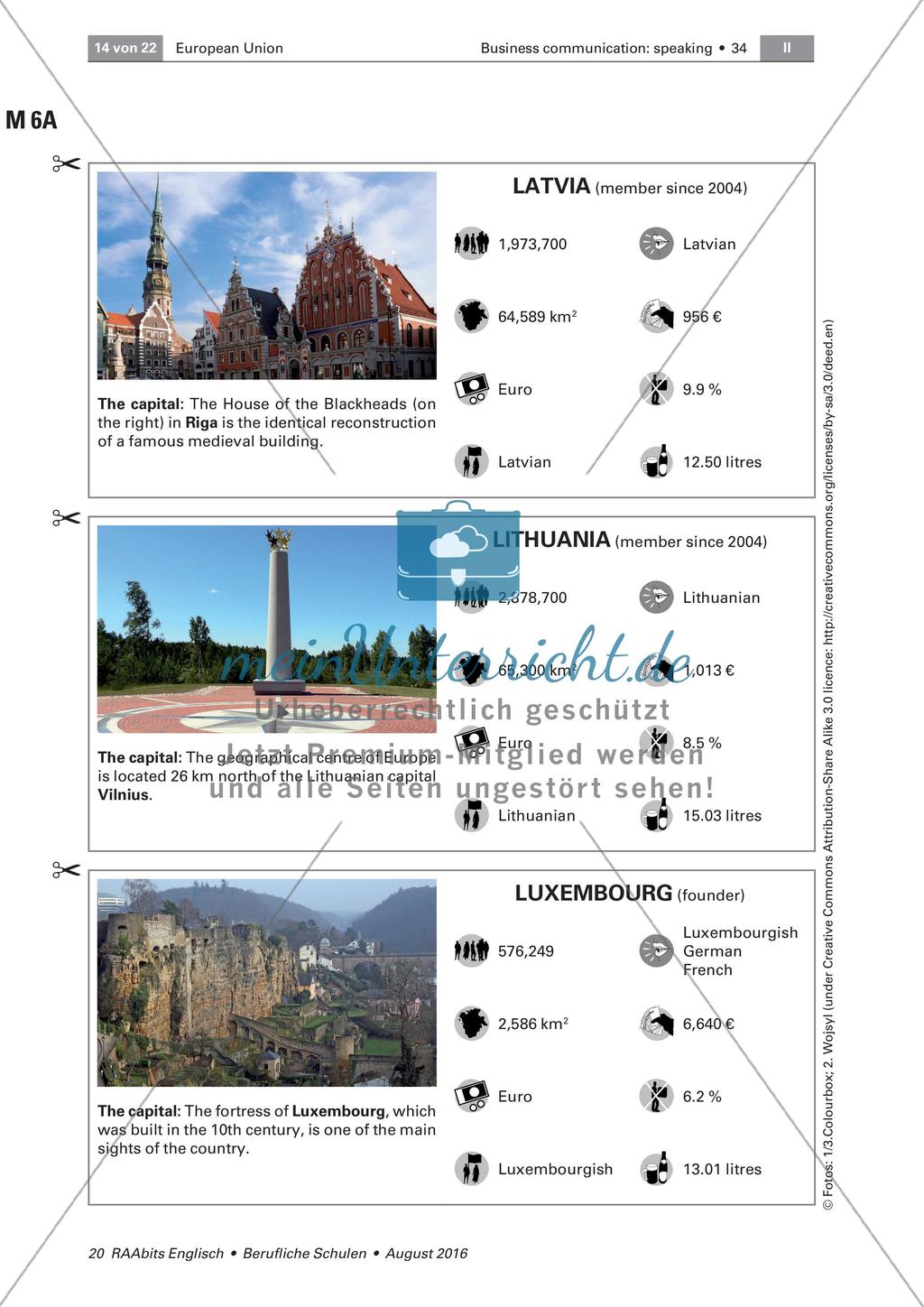 European Union - Member states and Country fact cards Preview 11