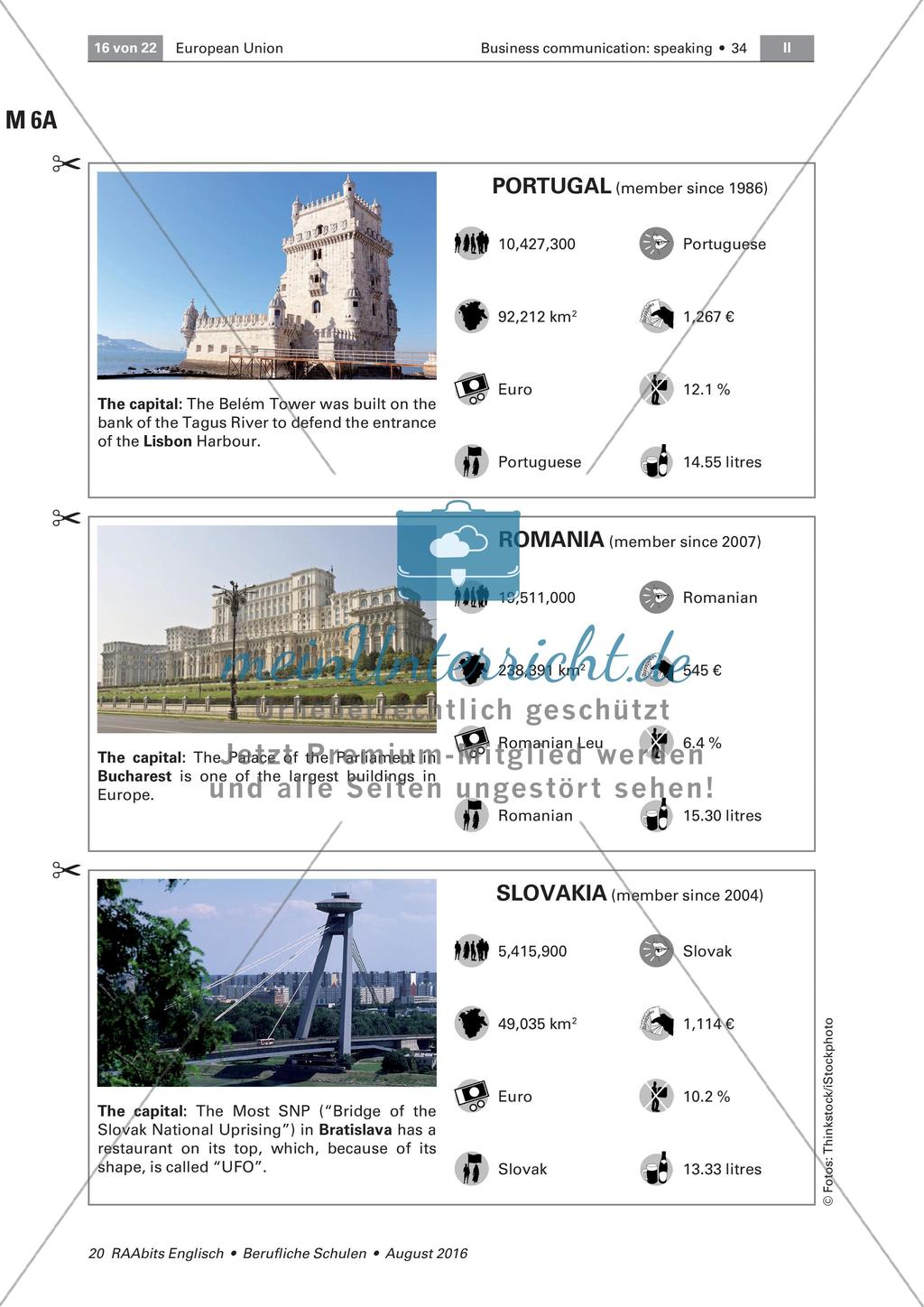 European Union - Member states and Country fact cards Preview 13