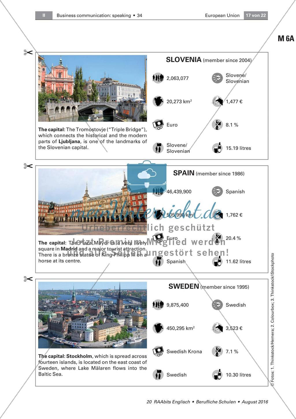 European Union - Member states and Country fact cards Preview 14