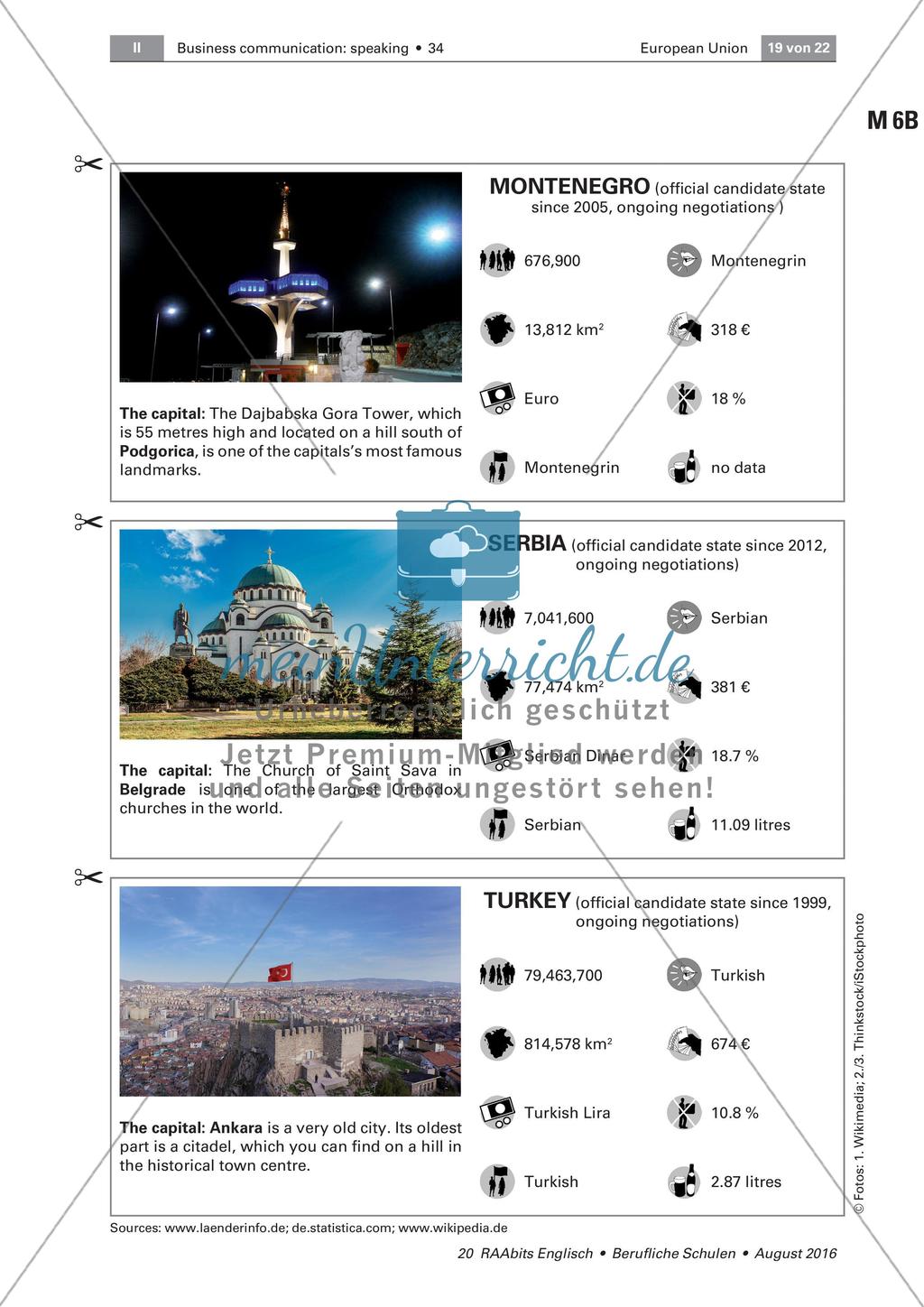 European Union - Member states and Country fact cards Preview 16
