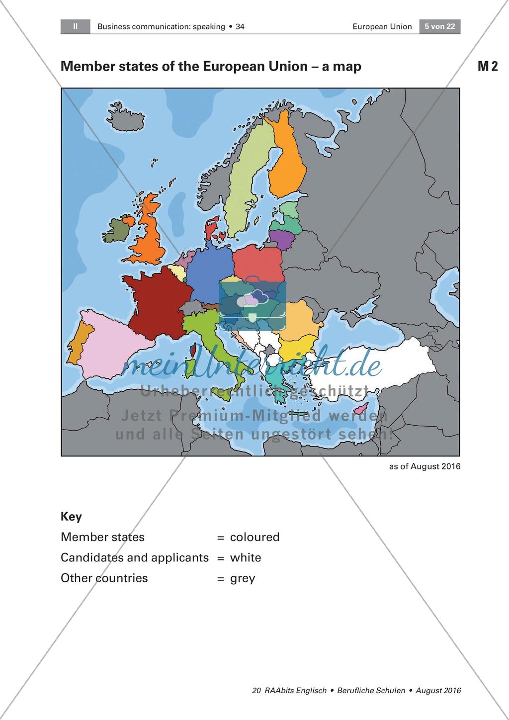 European Union - Member states and Country fact cards Preview 2