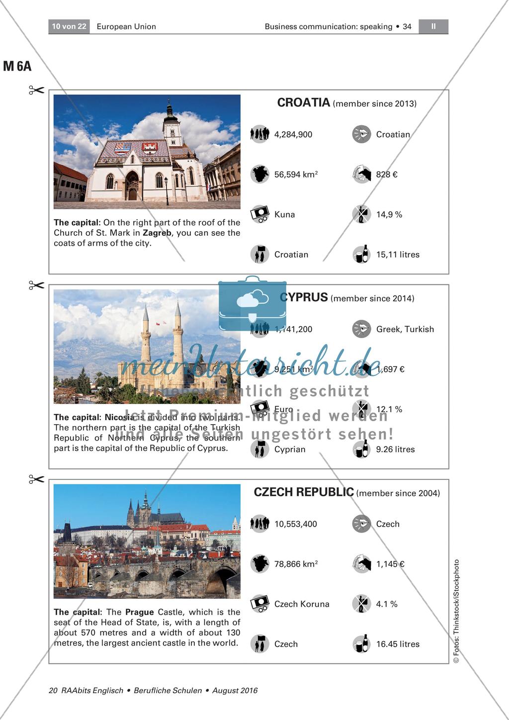 European Union - Member states and Country fact cards Preview 7