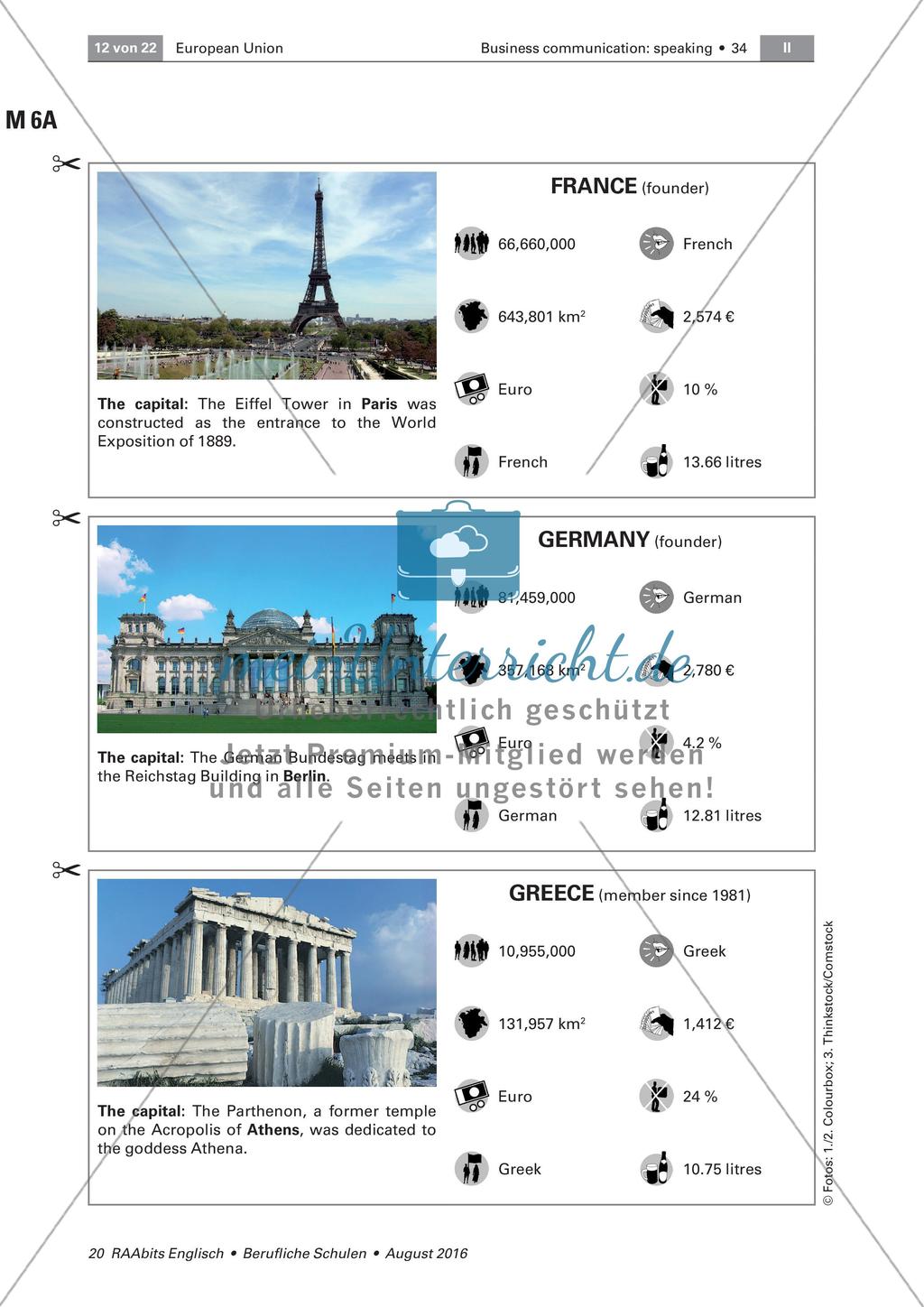 European Union - Member states and Country fact cards Preview 9