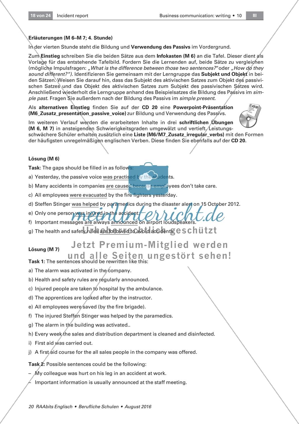 Incident report: Passive voice Preview 3