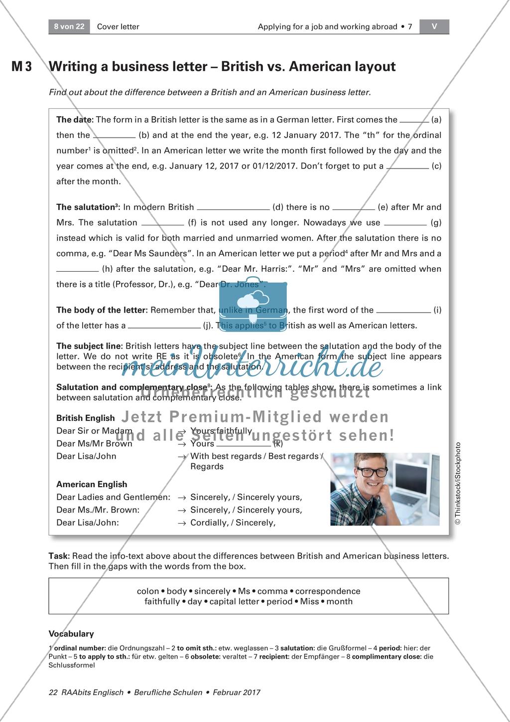 Writing a cover letter - Structure and Content Preview 3