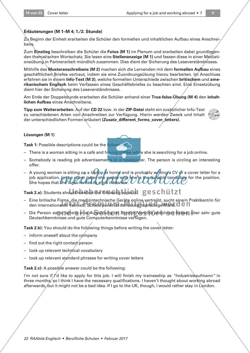 Writing a cover letter - Structure and Content Preview 5