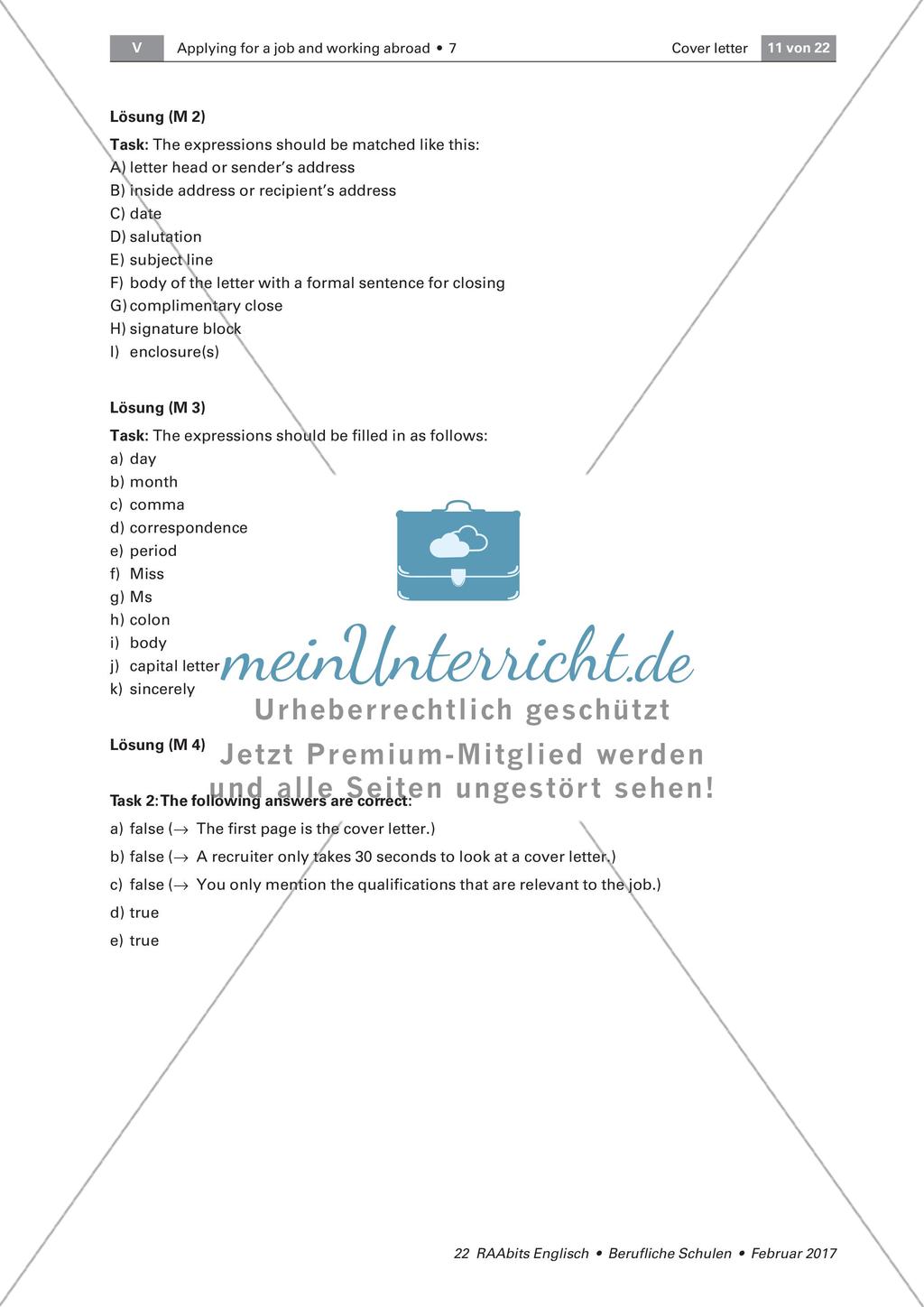Writing a cover letter - Structure and Content Preview 6