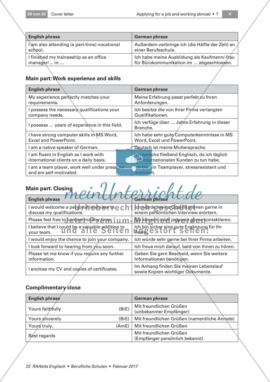 Writing a cover letter as Sales Assistant Preview 4
