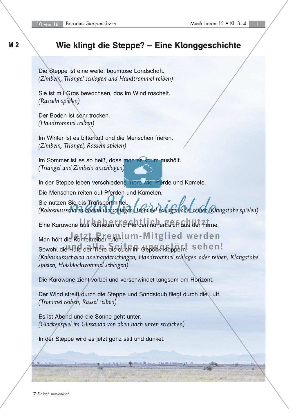 Vertonung einer Landschaft: Borodins Steppenskizze Preview 10