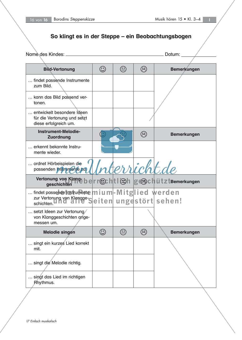 Vertonung einer Landschaft: Borodins Steppenskizze Preview 16