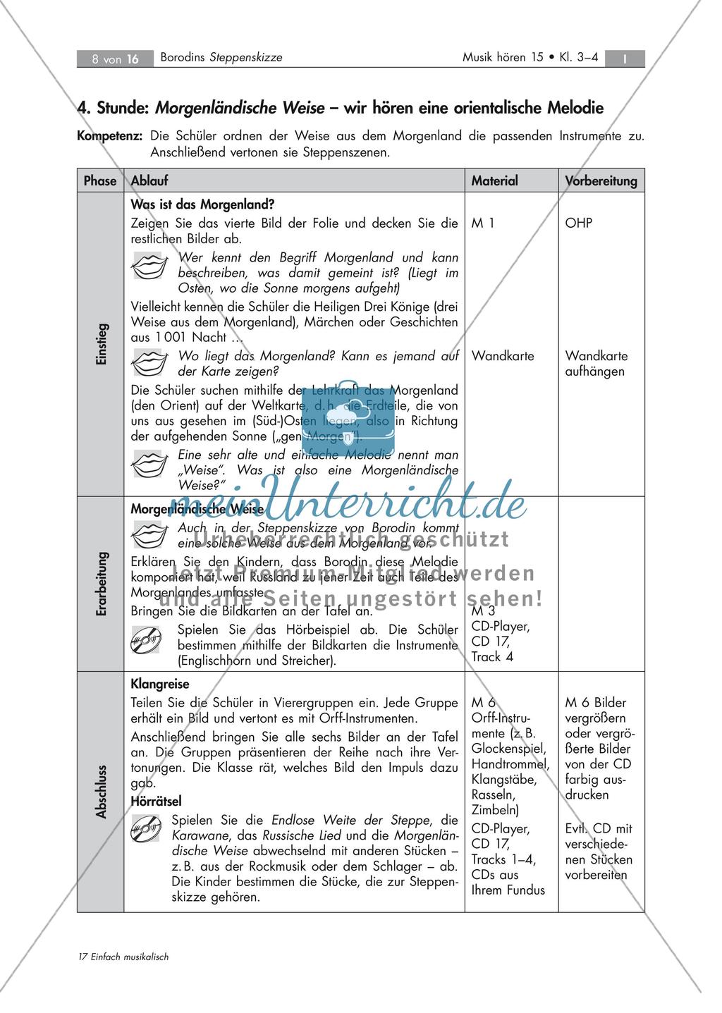 Vertonung einer Landschaft: Borodins Steppenskizze Preview 8