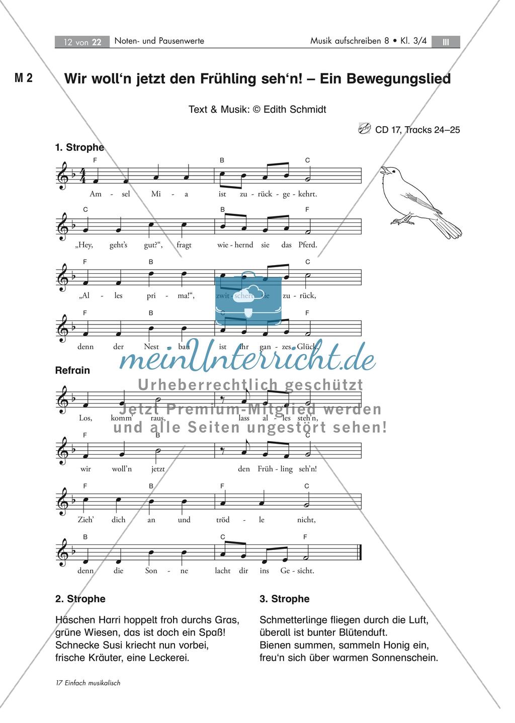 Kennenlernen von Noten- und Pausenwerten Preview 12