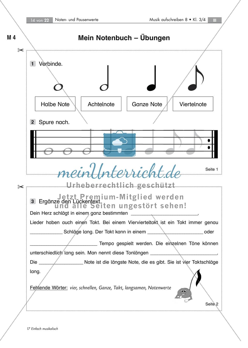 Noten kennenlernen