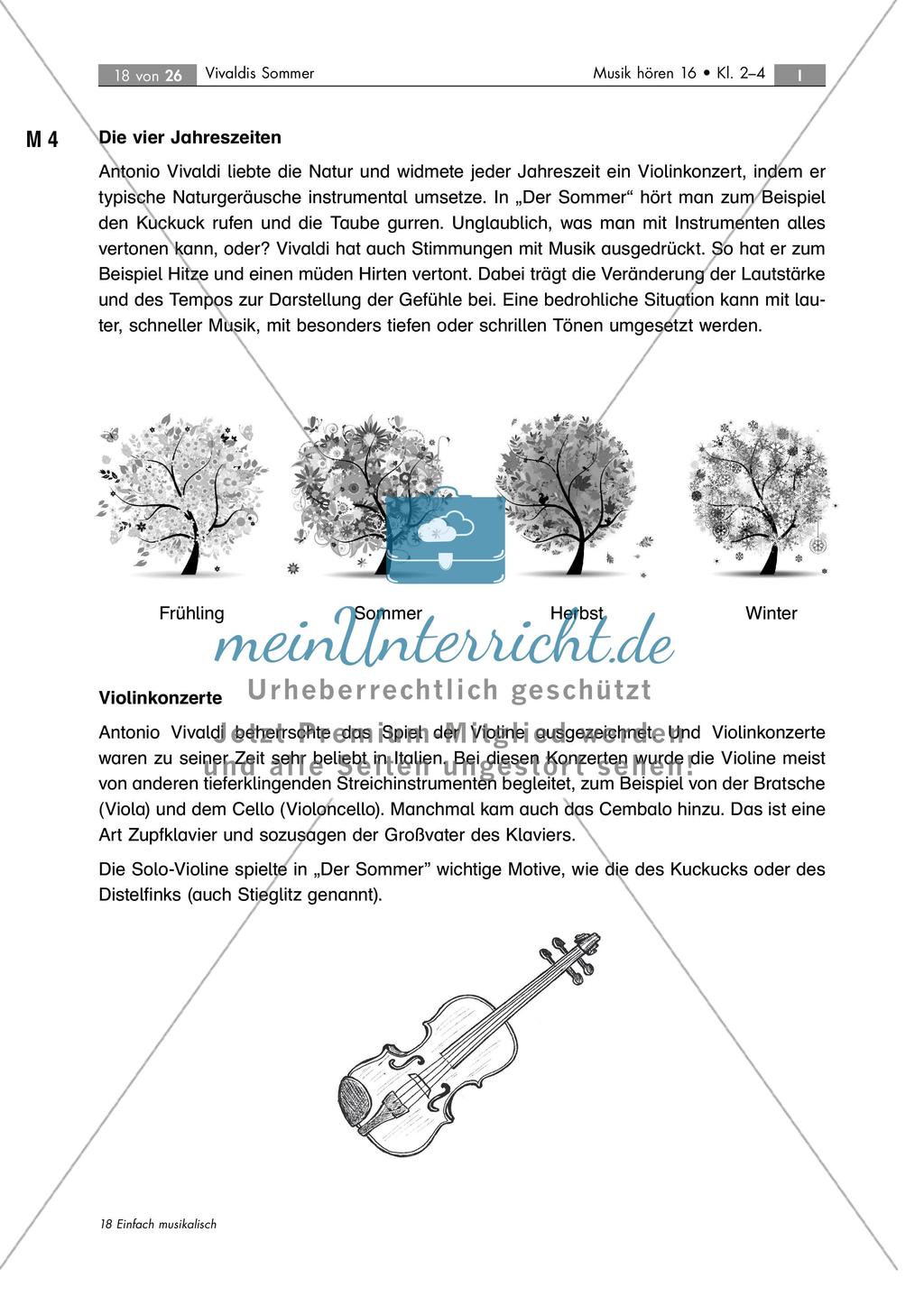 Vertonung des Sommers: Vivaldis Violinkonzert Preview 2