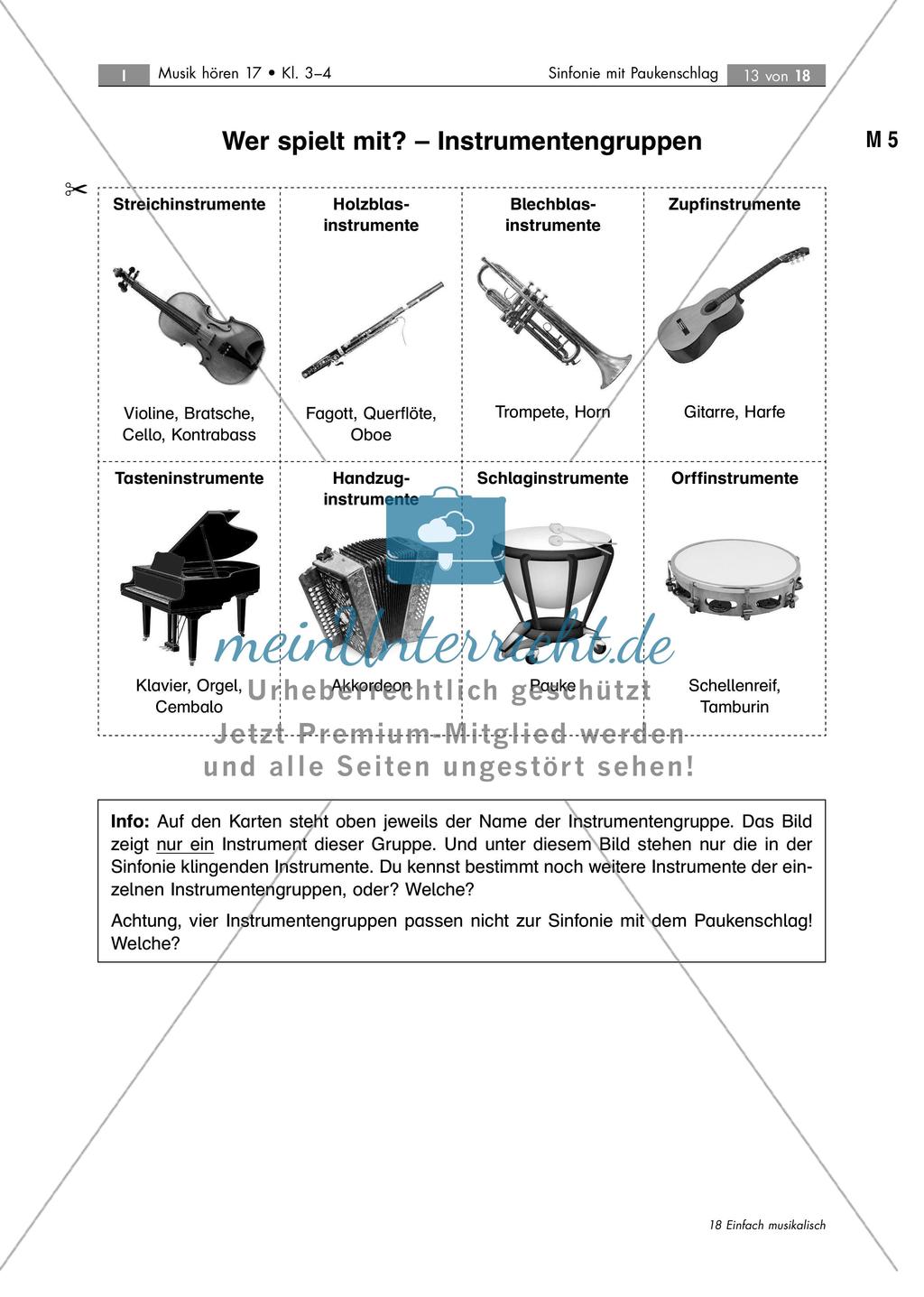 Zuhören von Musik: Sinfonie mit dem Paukenschlag Preview 13