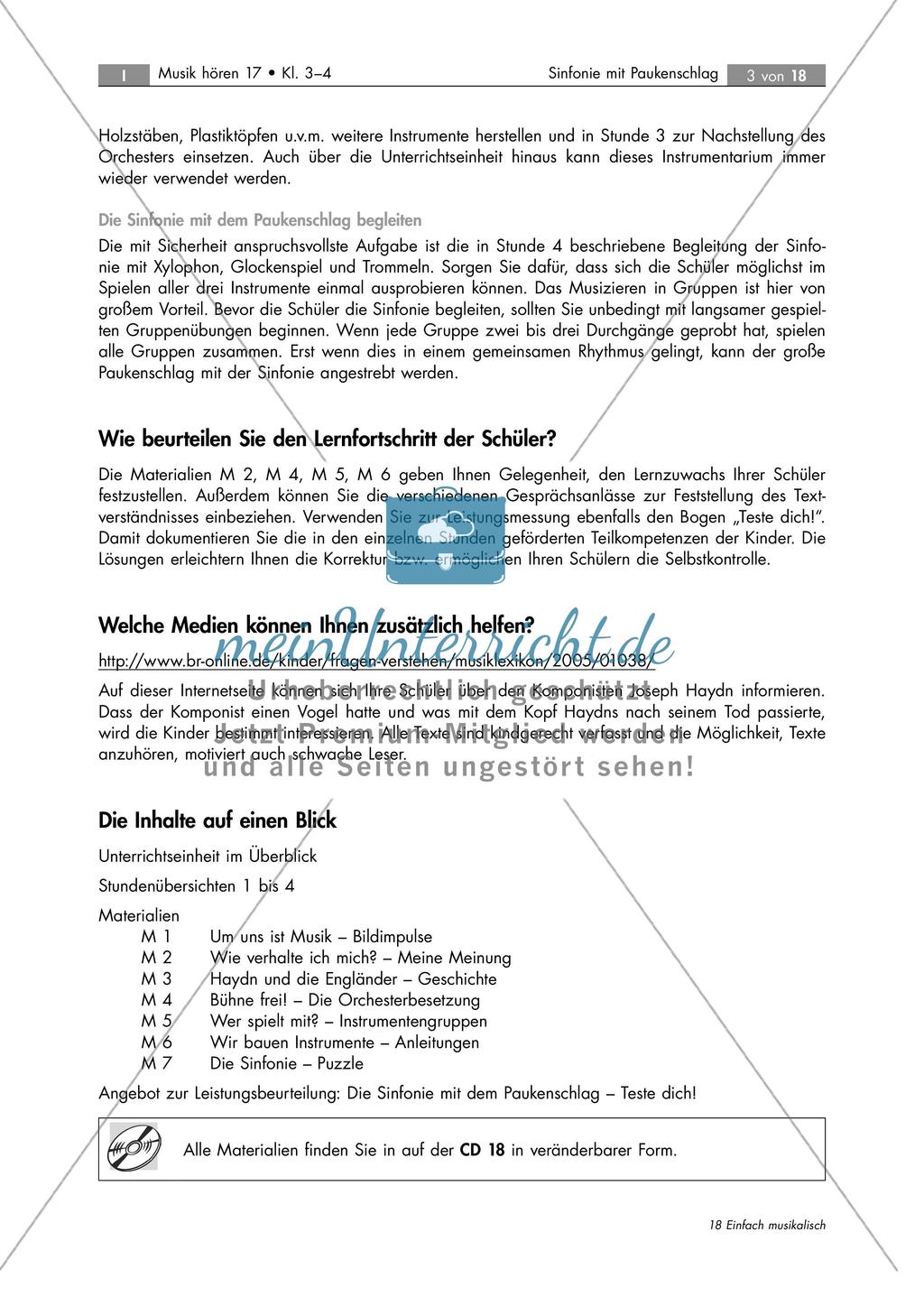 Zuhören von Musik: Sinfonie mit dem Paukenschlag Preview 3