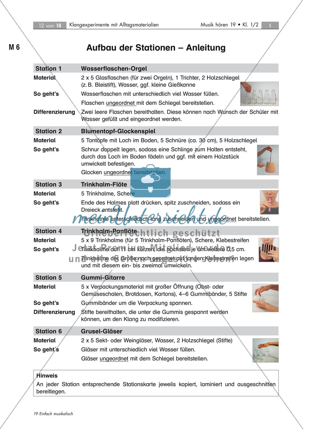 Klangexperimente mit Alltagsmaterialien Preview 12