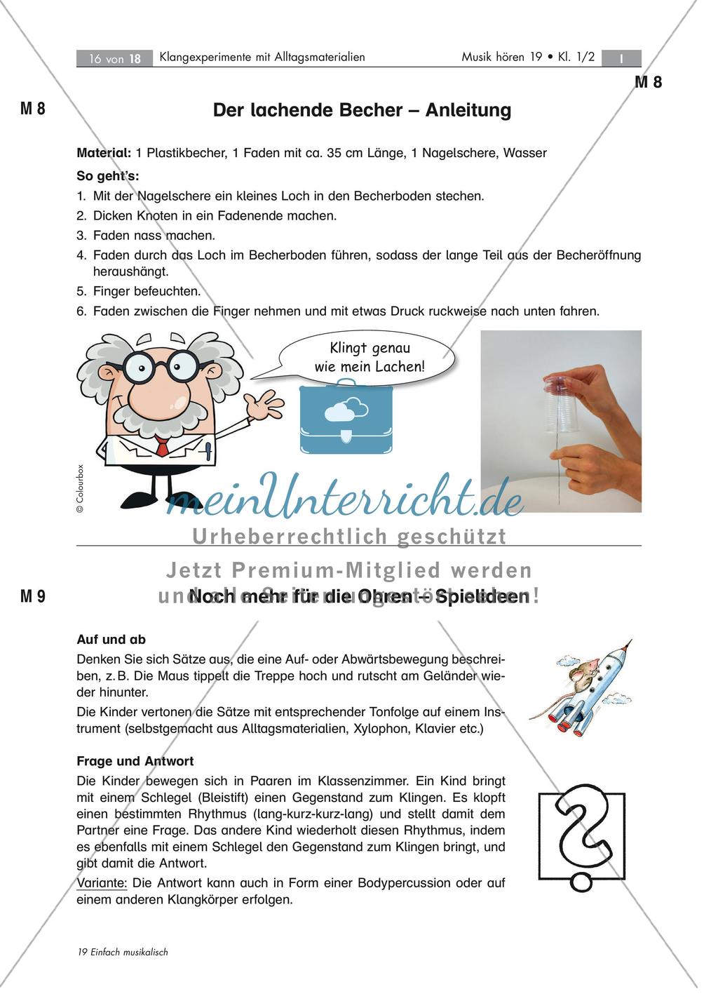 Klangexperimente mit Alltagsmaterialien Preview 16
