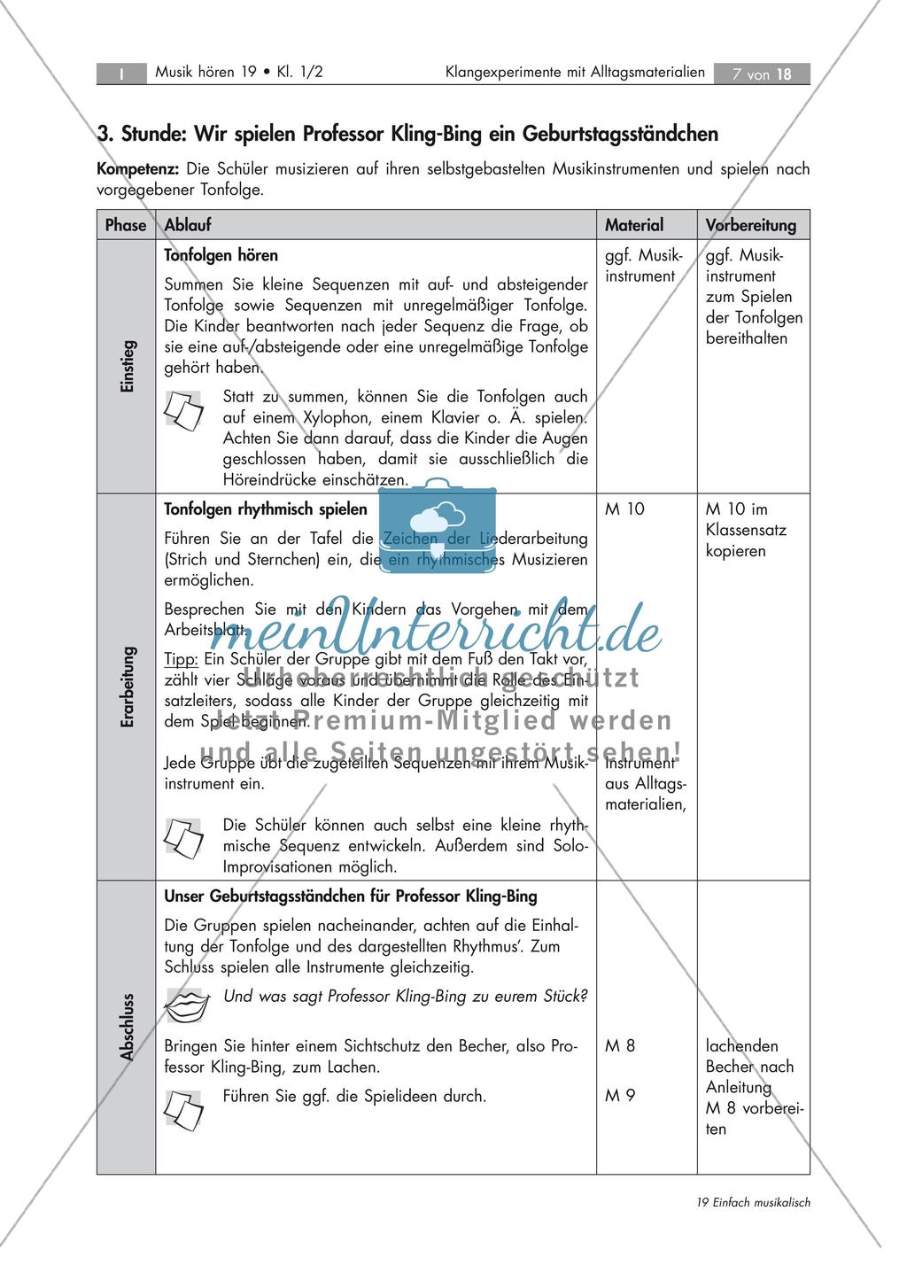 Klangexperimente mit Alltagsmaterialien Preview 7