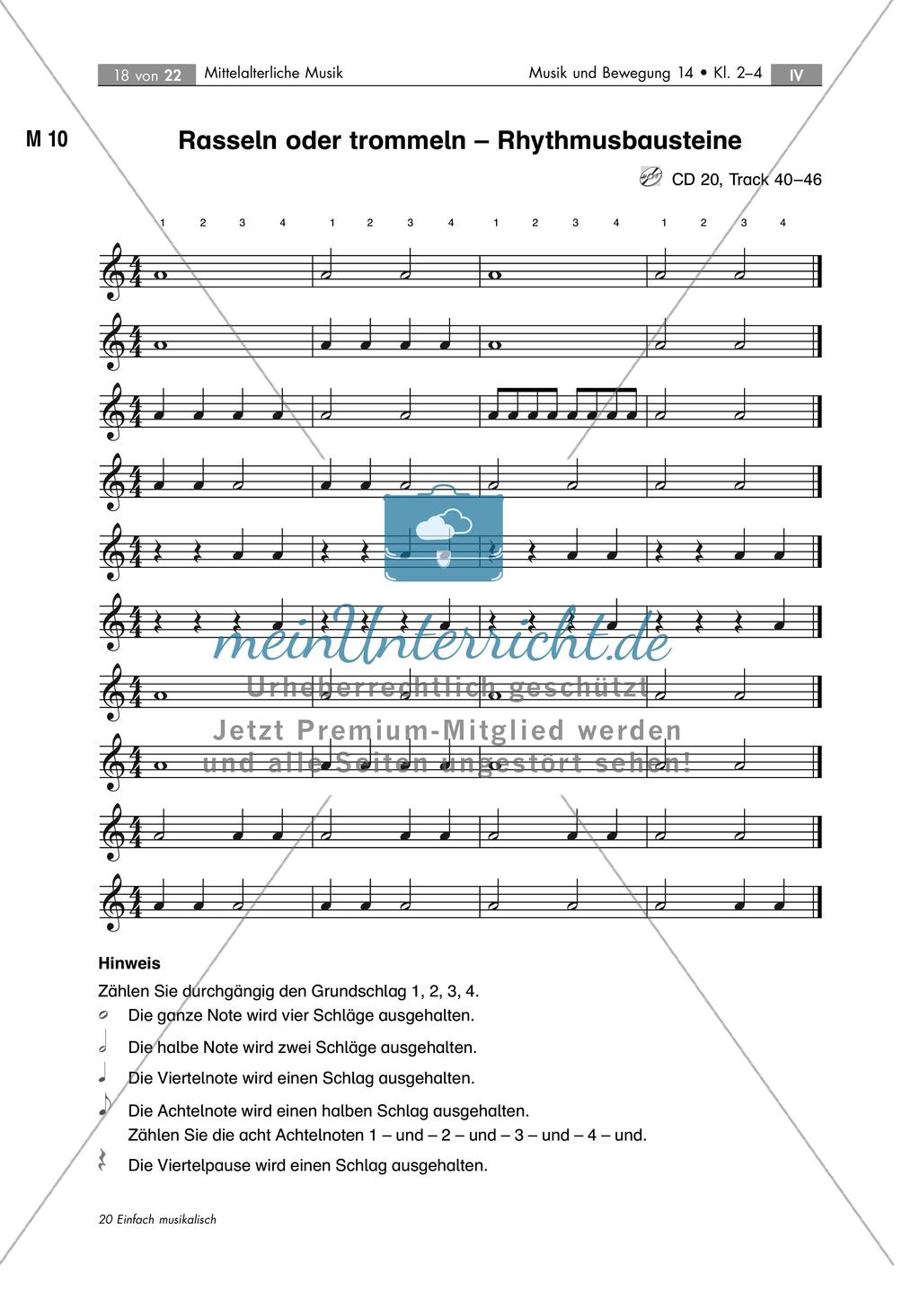 Musik im Mittelalter: Tanzspiel und historische Instrumente Preview 6