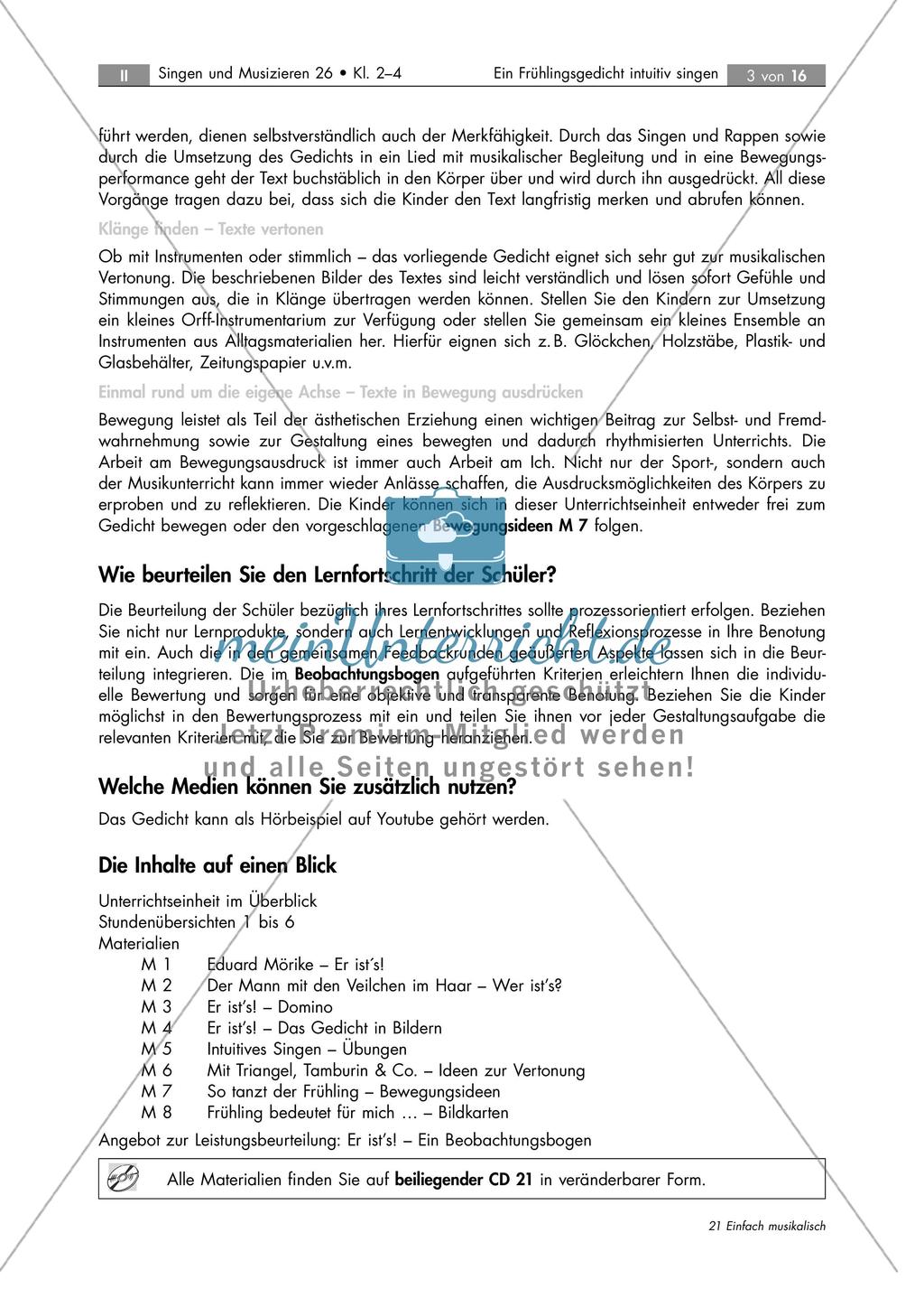 Vertonung des Frühlings Preview 3