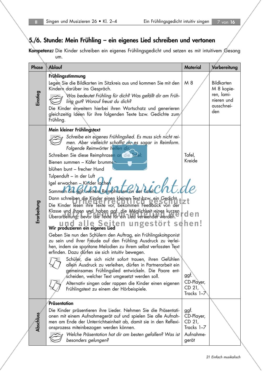 Vertonung des Frühlings Preview 7