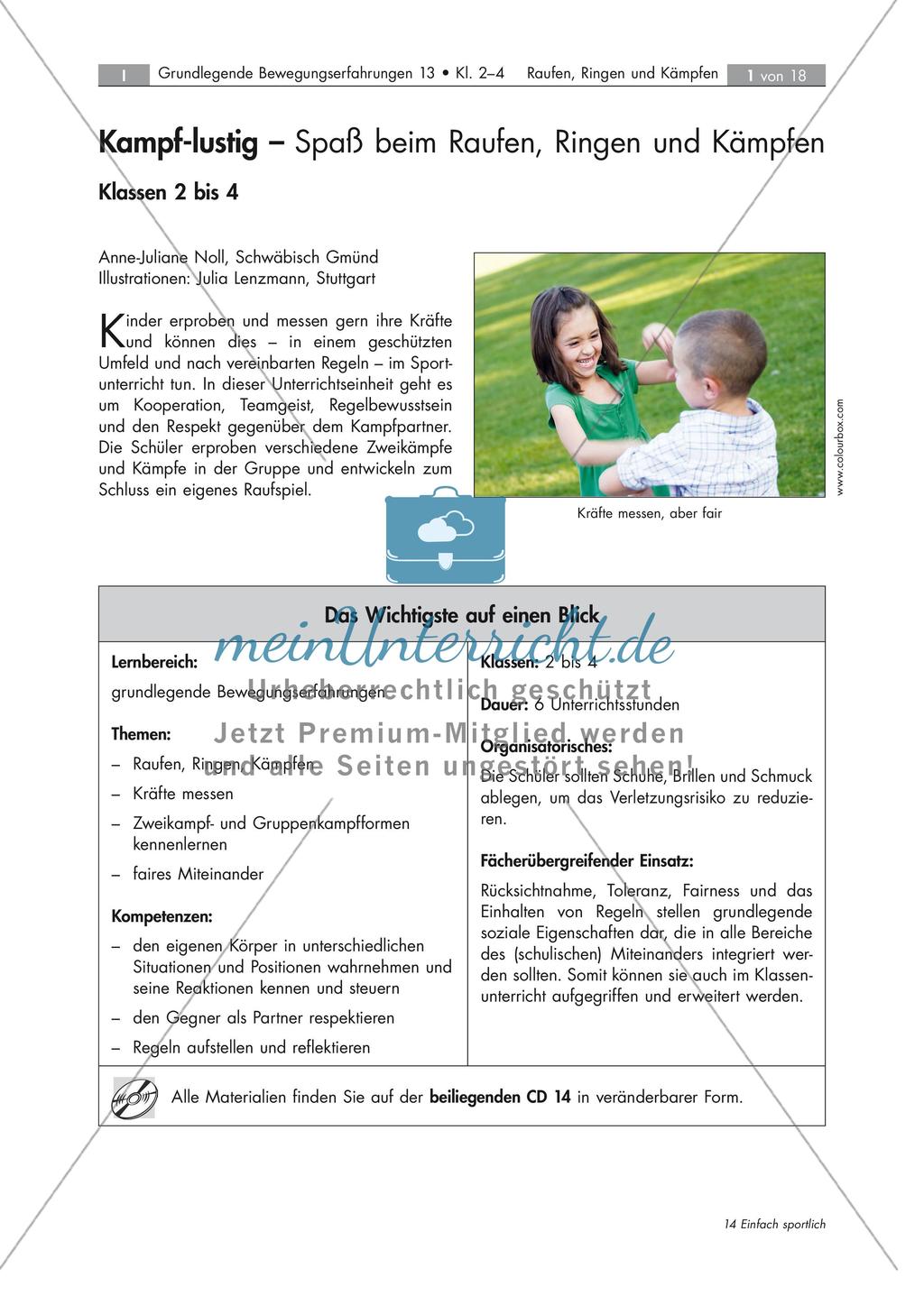 Raufen, Ringen und Kämpfen Preview 1