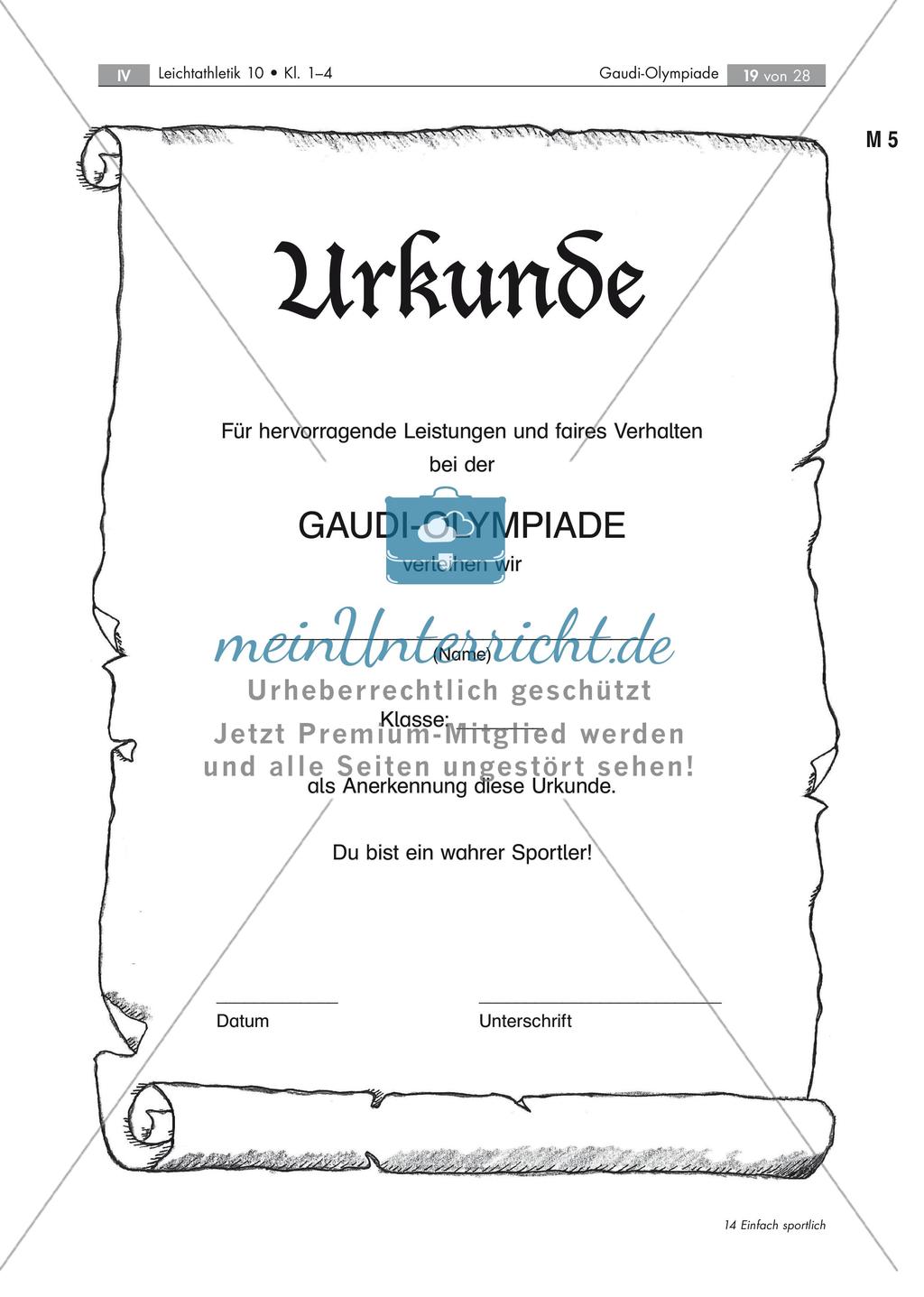 Gaudi-Olympiade: Leichtathletik-Wettkampf Preview 19