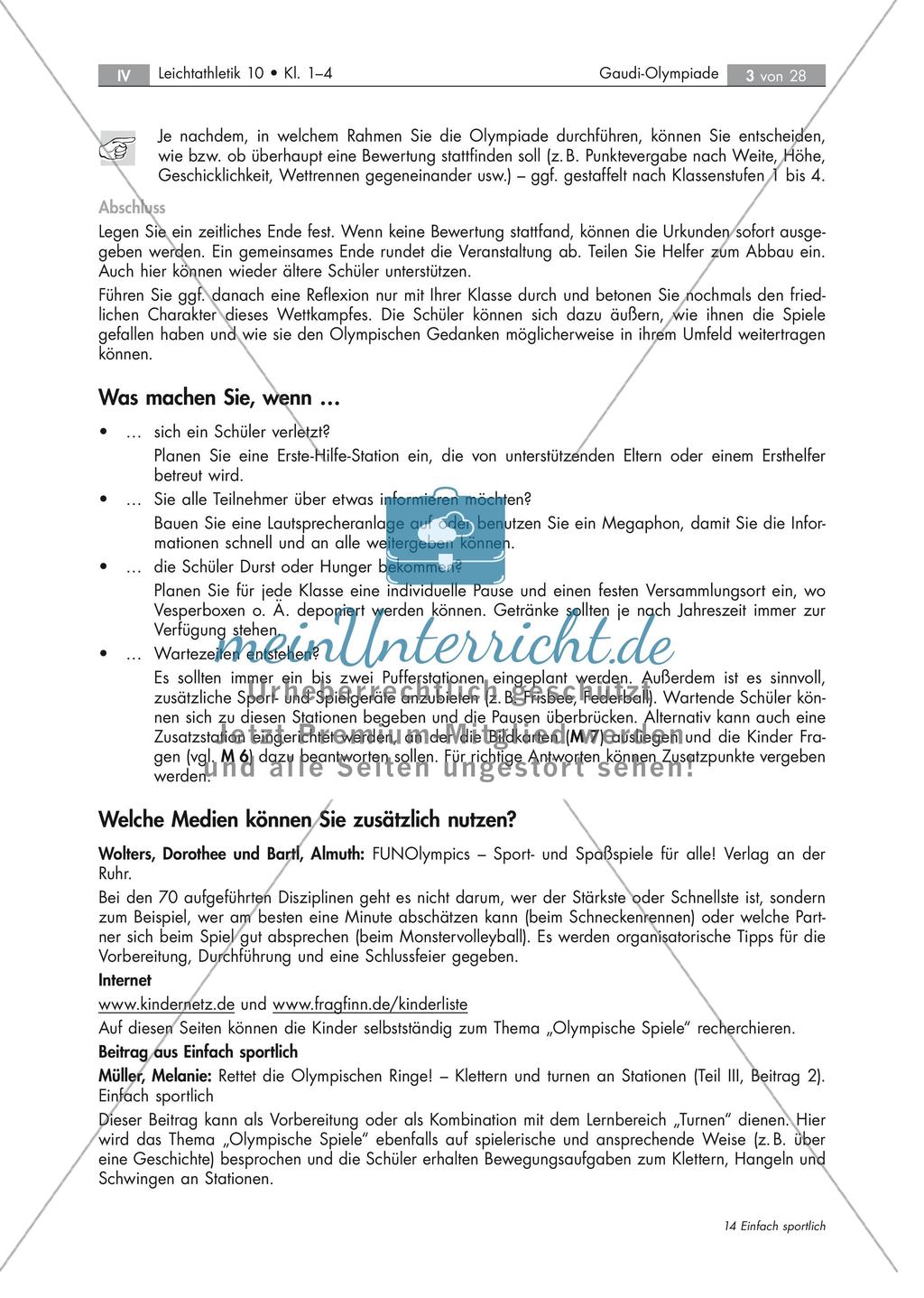 Gaudi-Olympiade: Leichtathletik-Wettkampf Preview 3