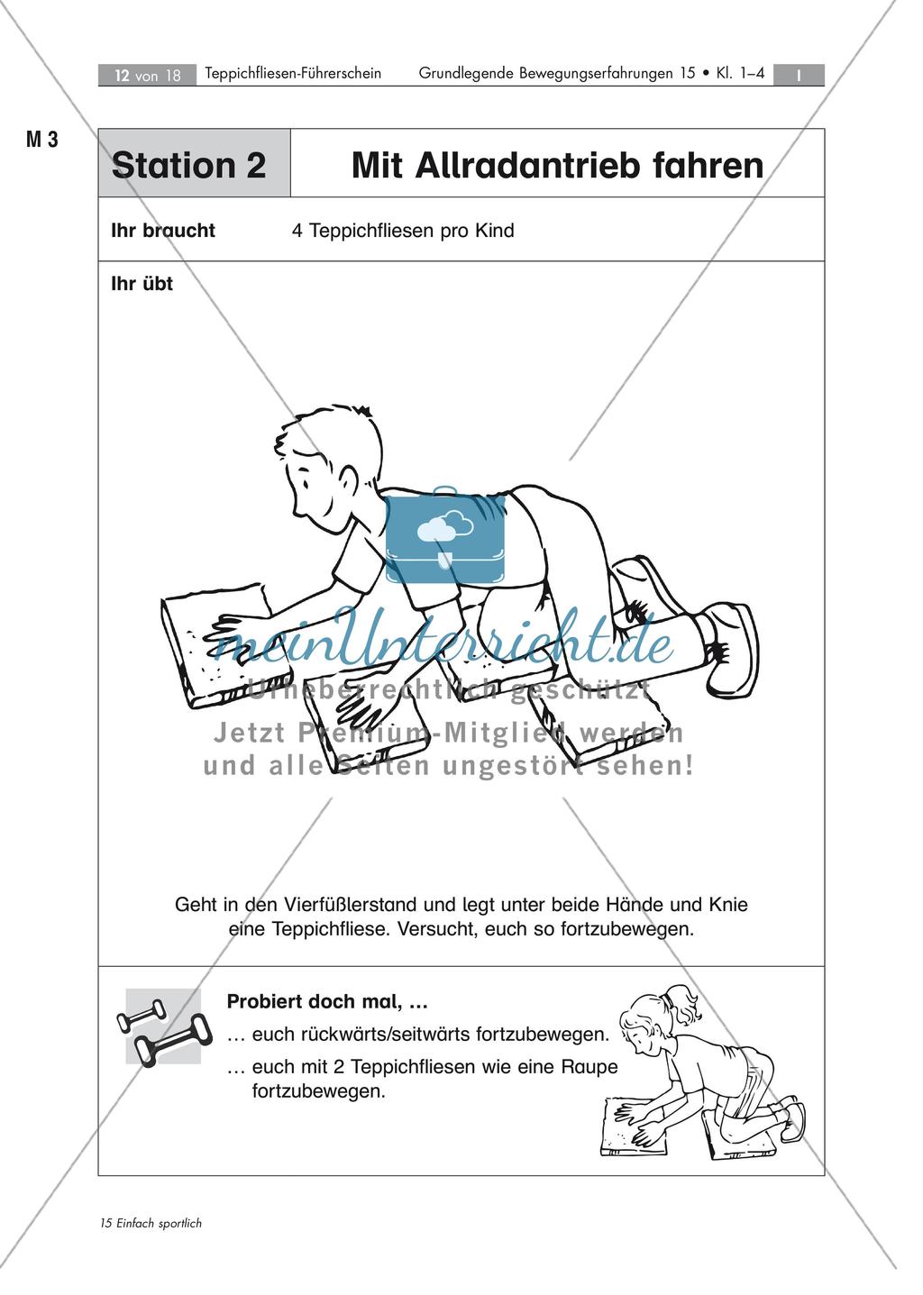 Teppichfliesen: Bewegungserfahrungen Preview 11