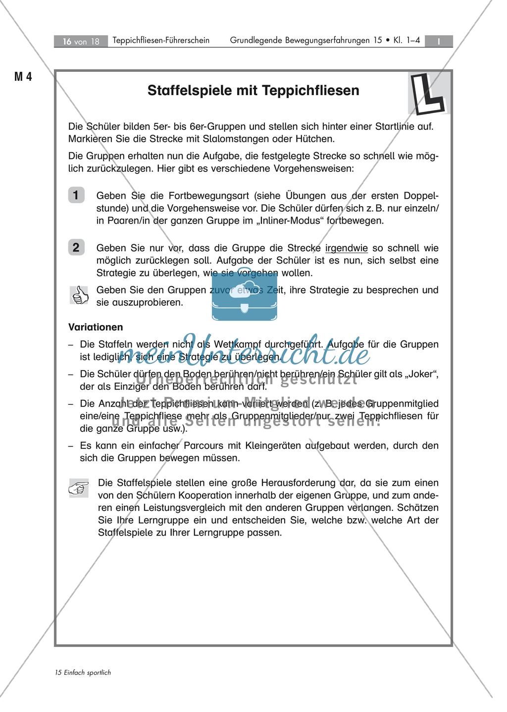 Teppichfliesen: Bewegungserfahrungen Preview 15