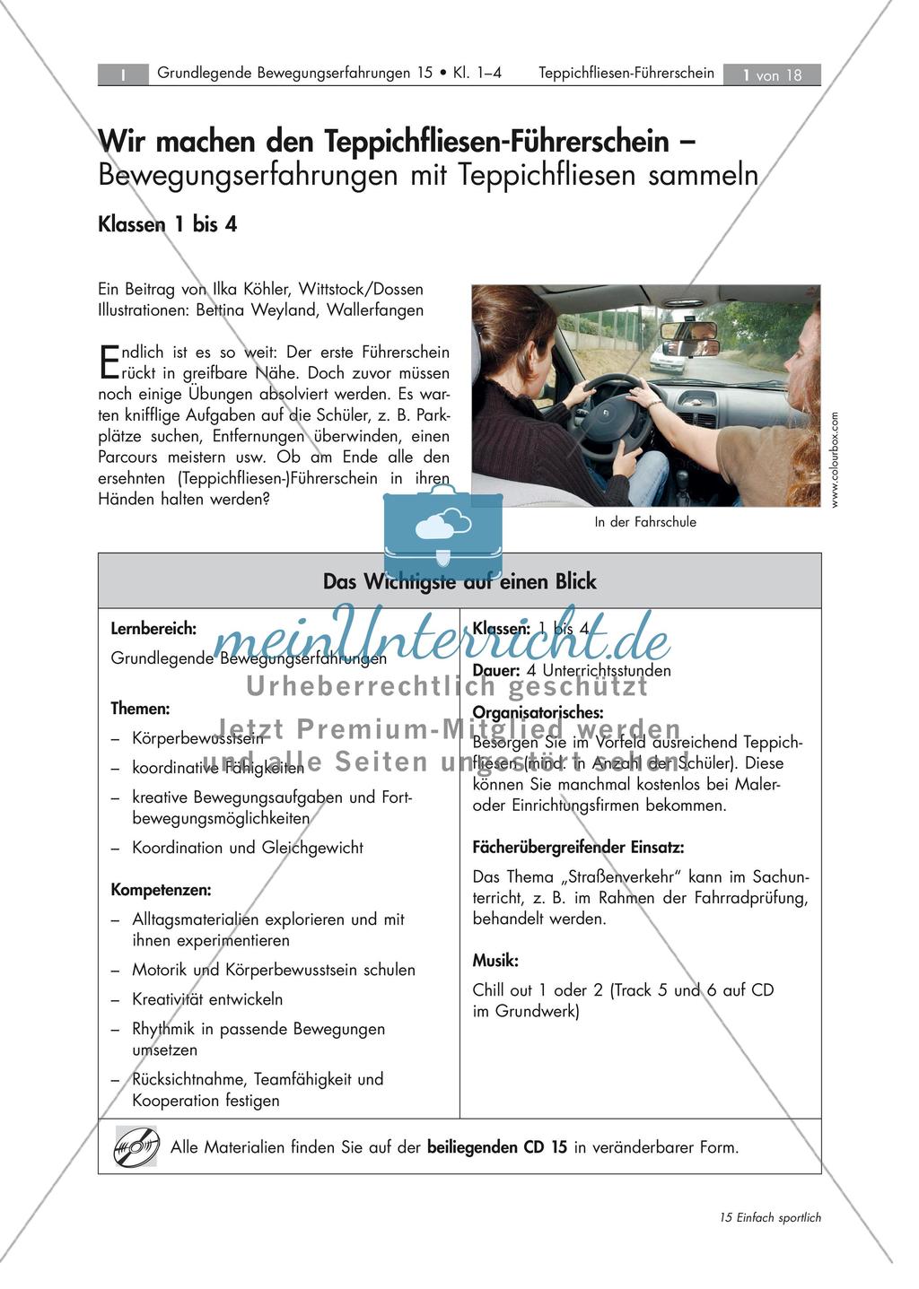Teppichfliesen: Bewegungserfahrungen Preview 1
