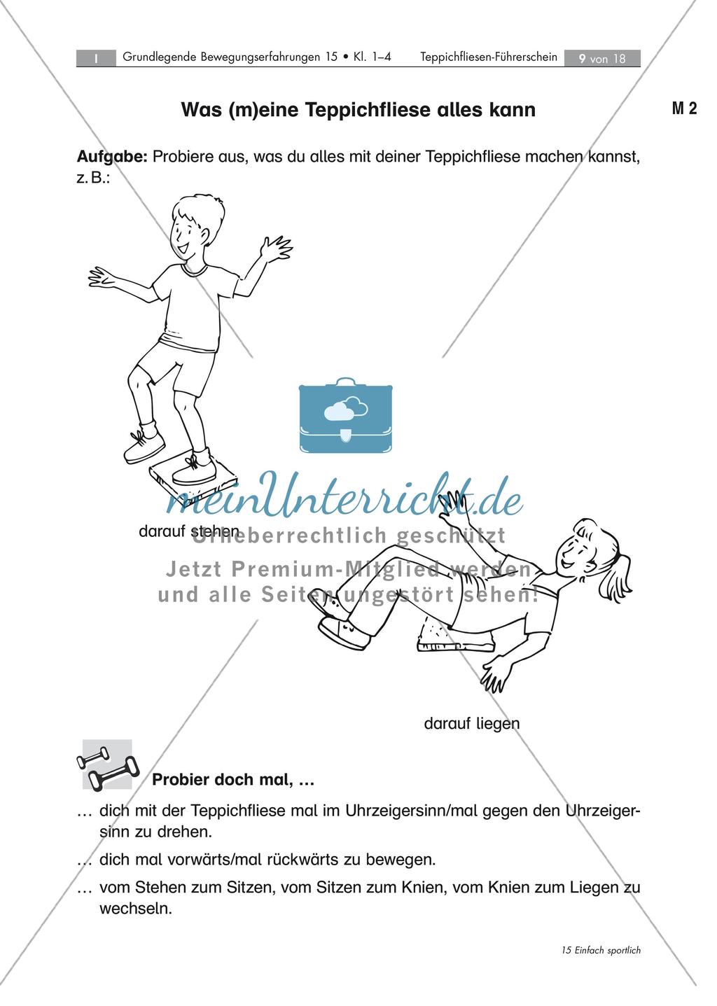 Teppichfliesen: Bewegungserfahrungen Preview 8