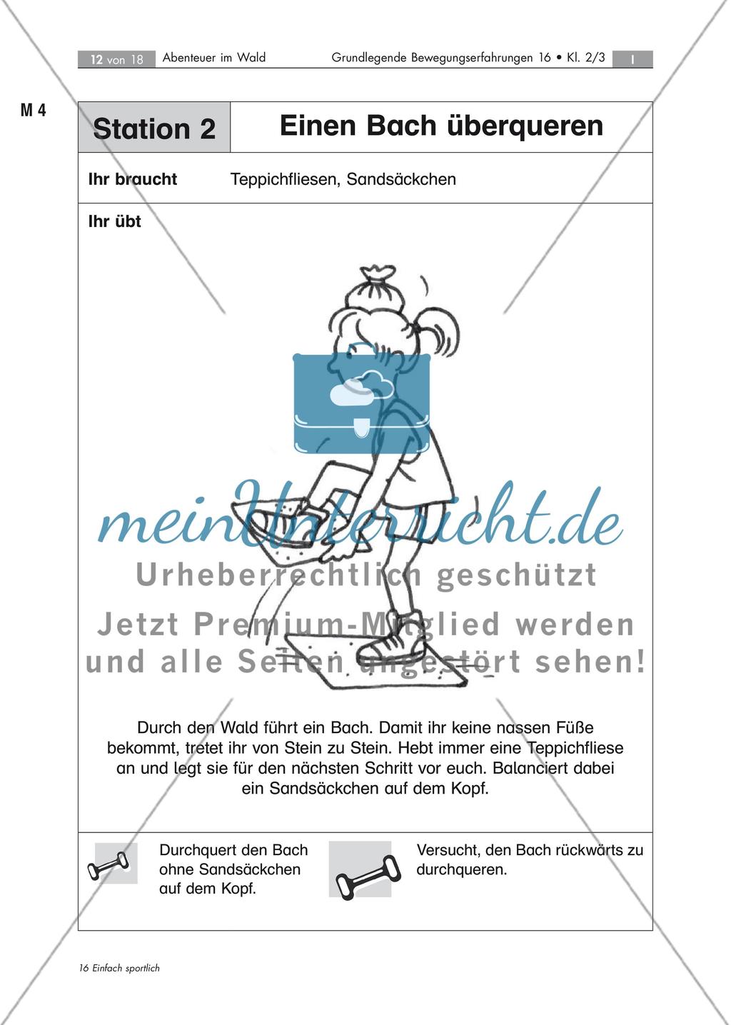 Stationstraining: Schulung des Gleichgewichts Preview 12