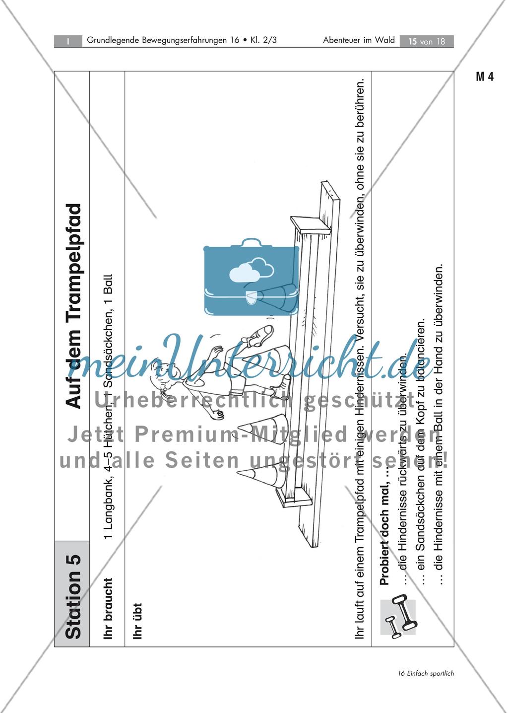 Stationstraining: Schulung des Gleichgewichts Preview 15