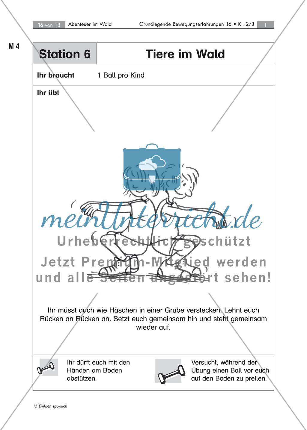 Stationstraining: Schulung des Gleichgewichts Preview 16