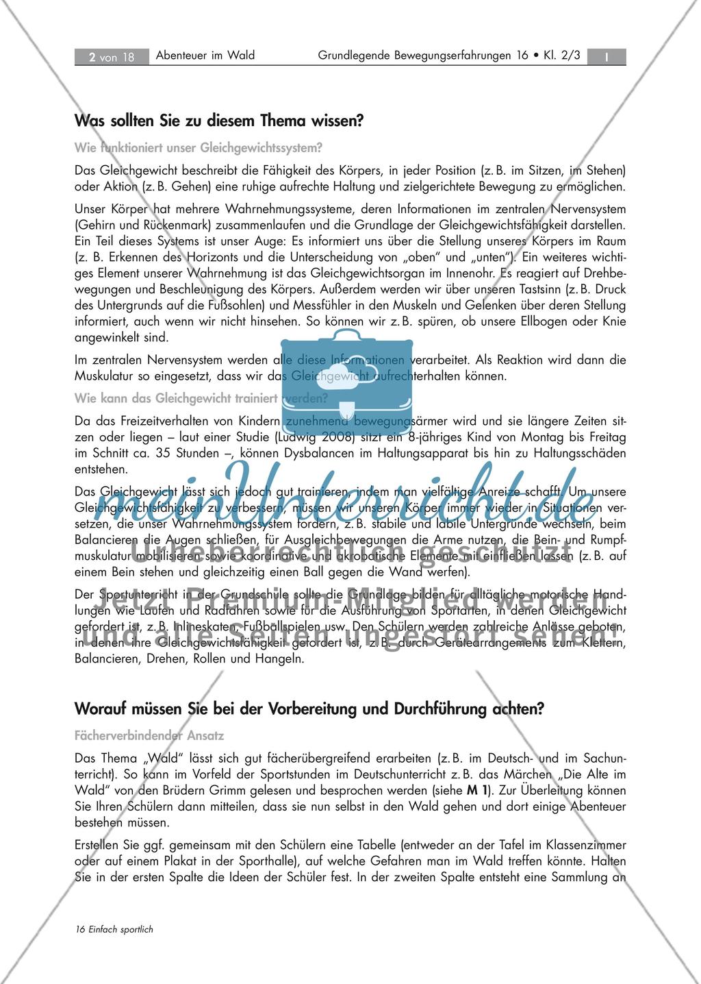 Stationstraining: Schulung des Gleichgewichts Preview 2