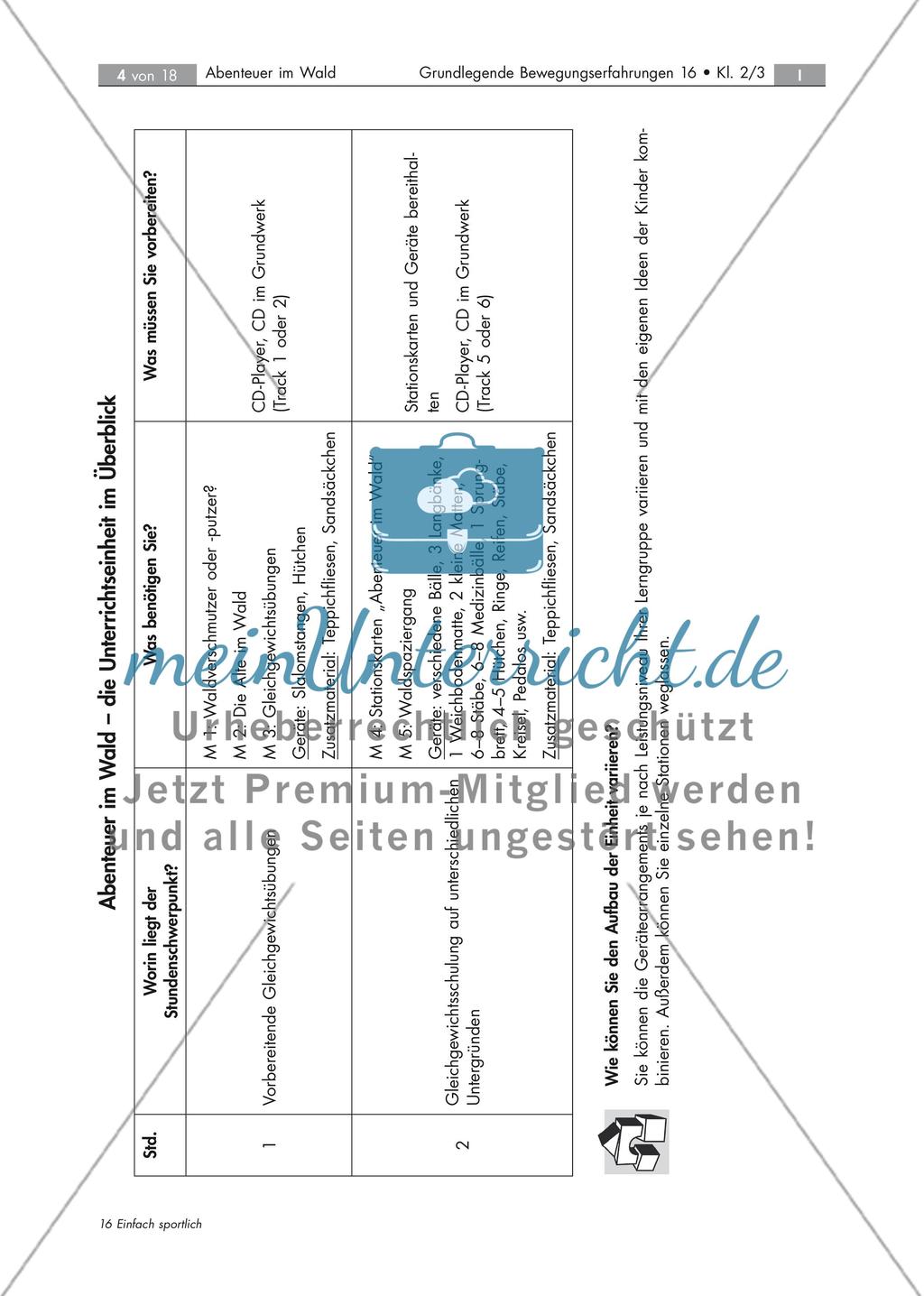 Stationstraining: Schulung des Gleichgewichts Preview 4