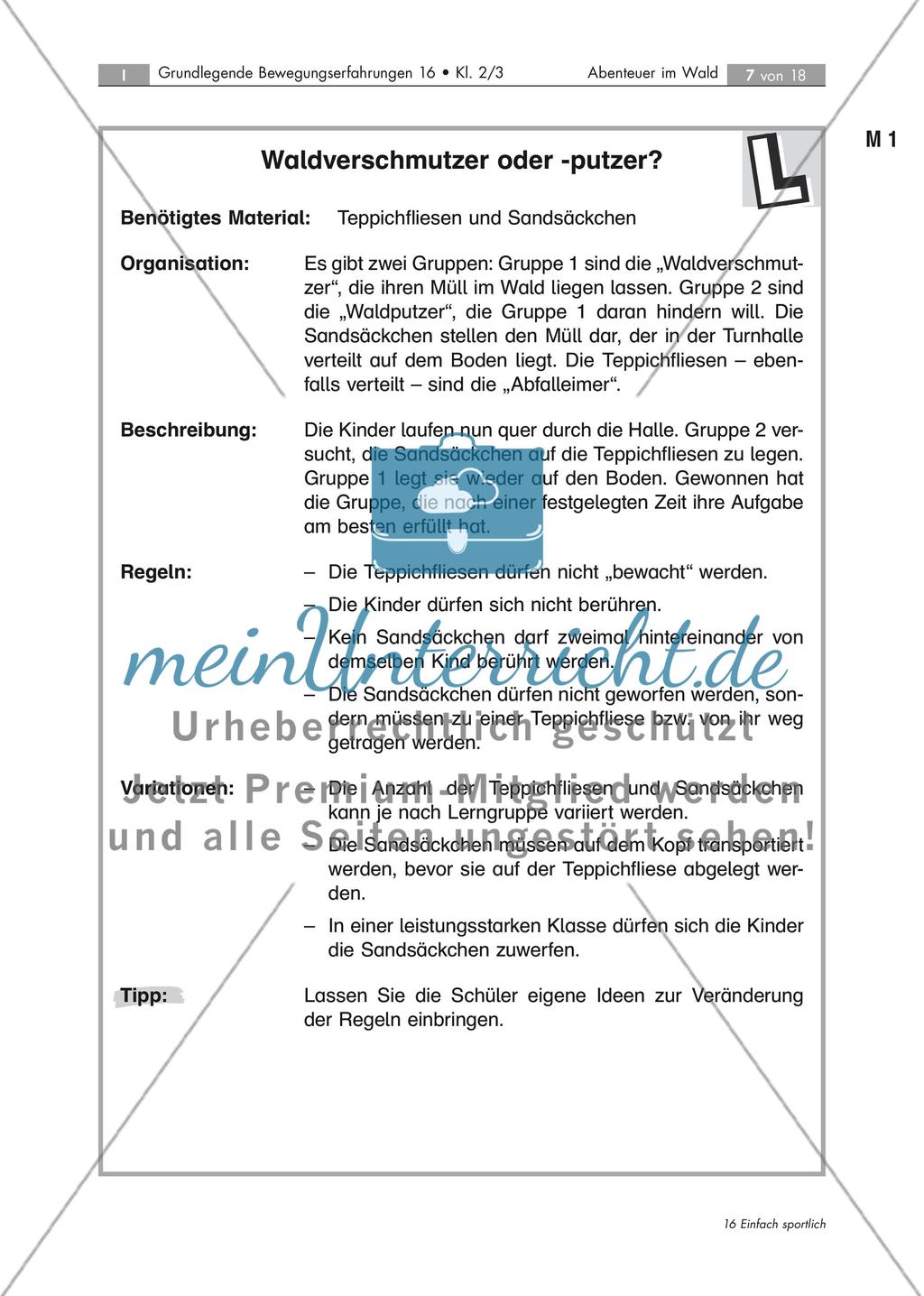Stationstraining: Schulung des Gleichgewichts Preview 7