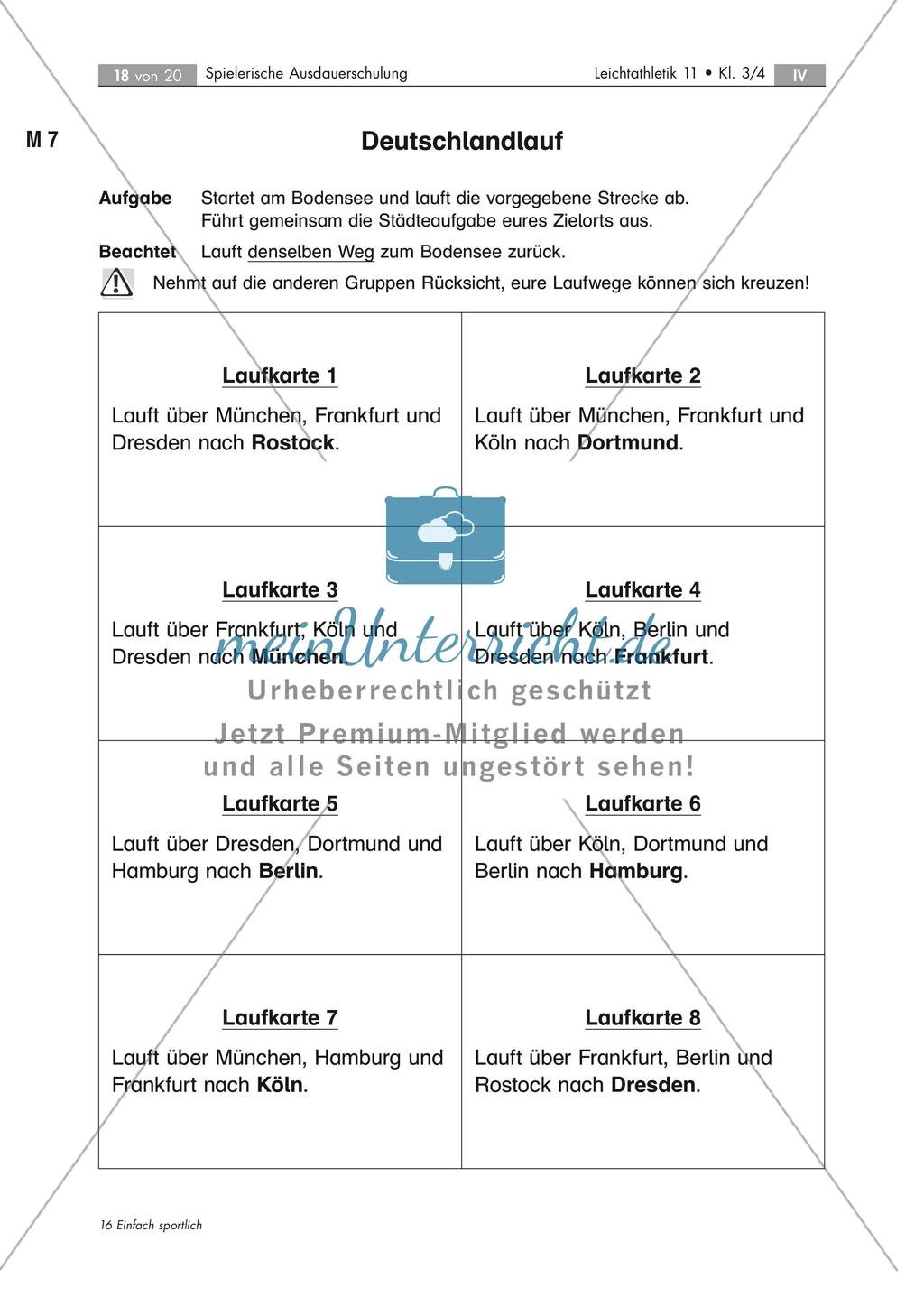 Laufschulung: Deutschlandlauf Preview 6