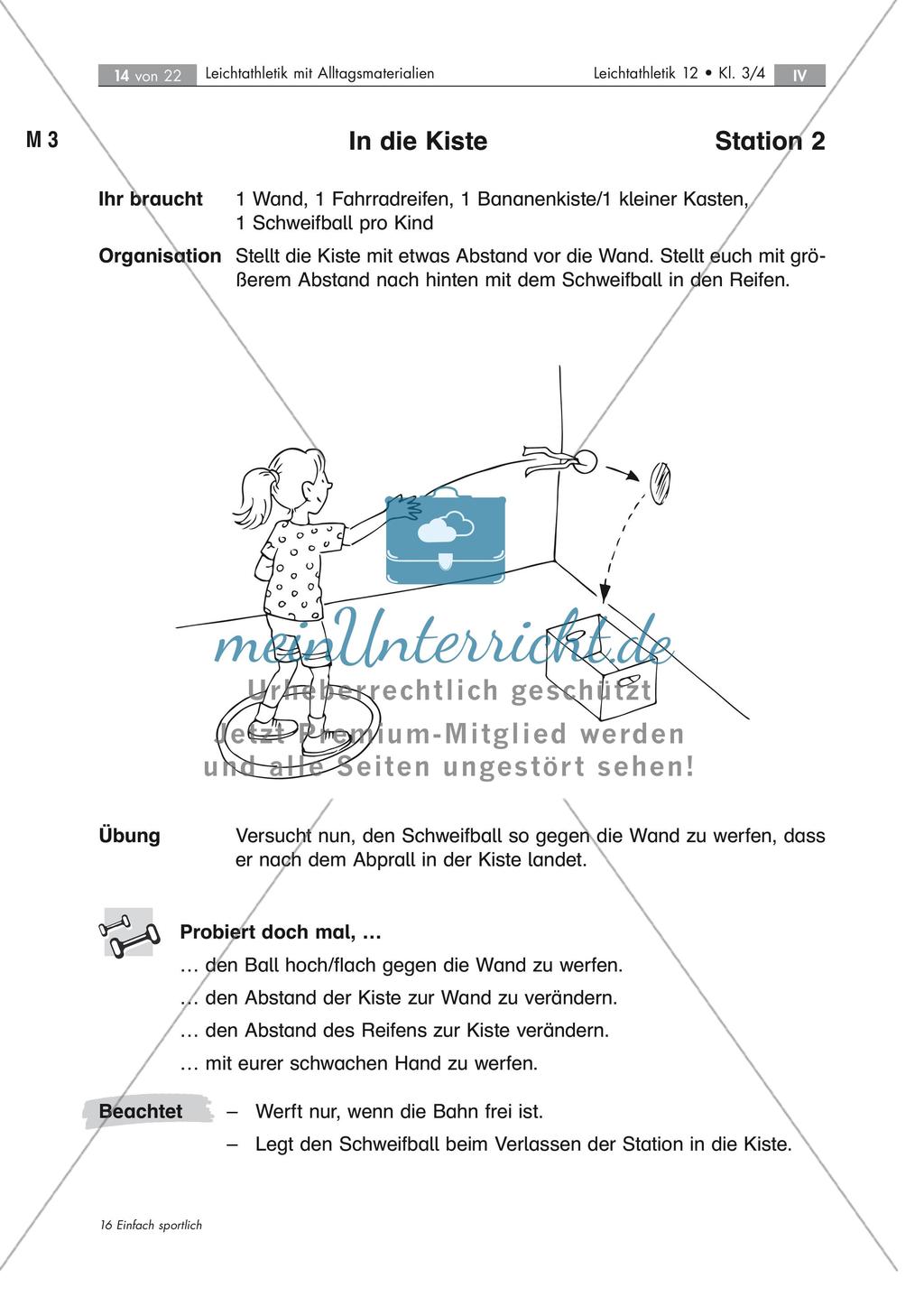 Leichtathletik: Verbesserung der Wurffertigkeit Preview 2