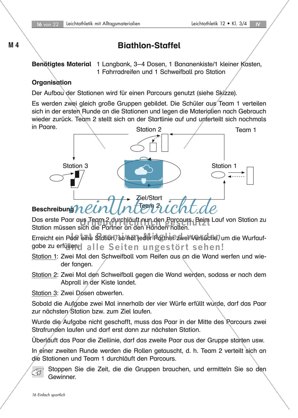 Leichtathletik: Verbesserung der Wurffertigkeit Preview 4